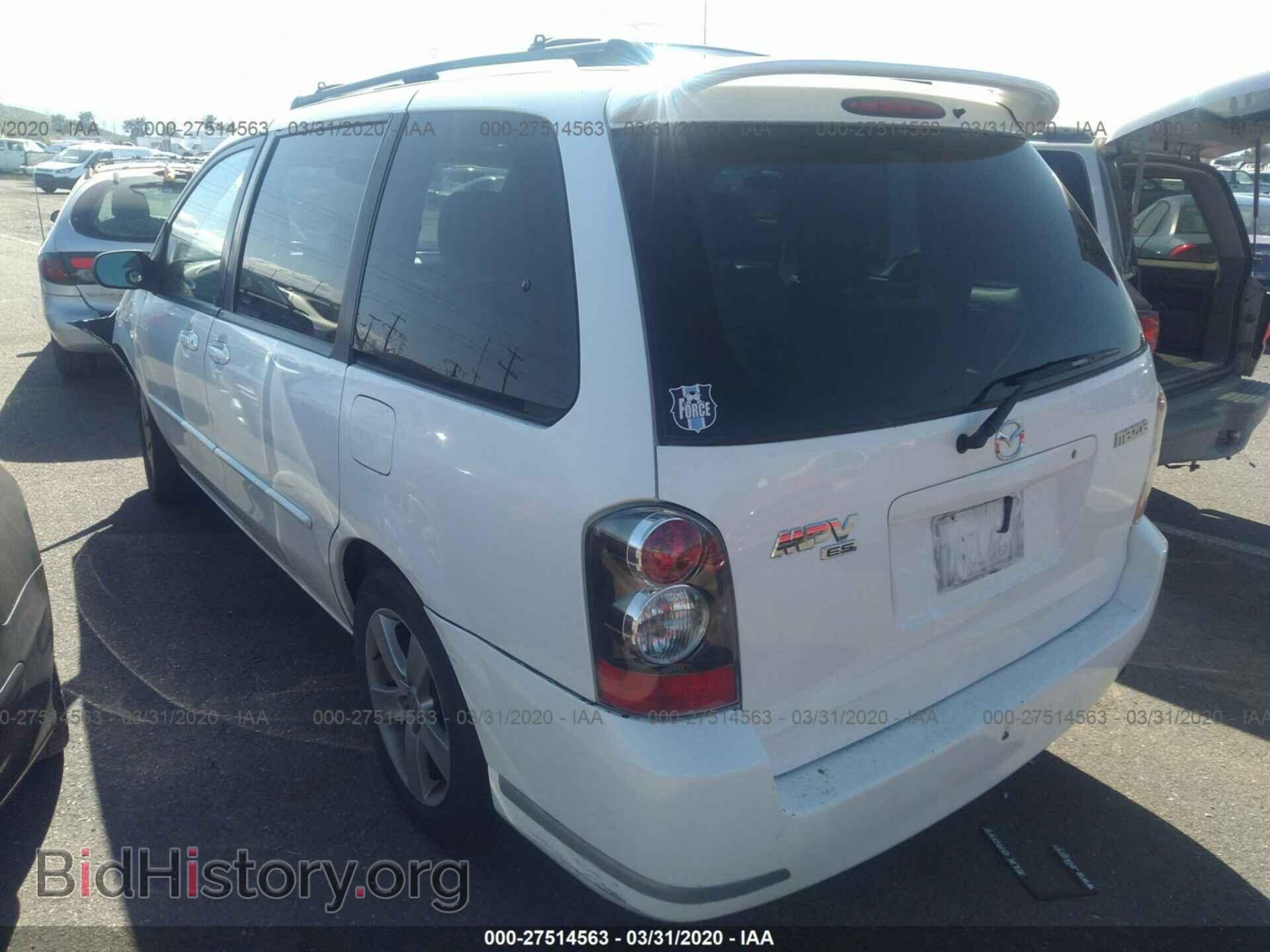 2005 MAZDA MPV - VIN: JM3LW28J950555533 - Фото 3