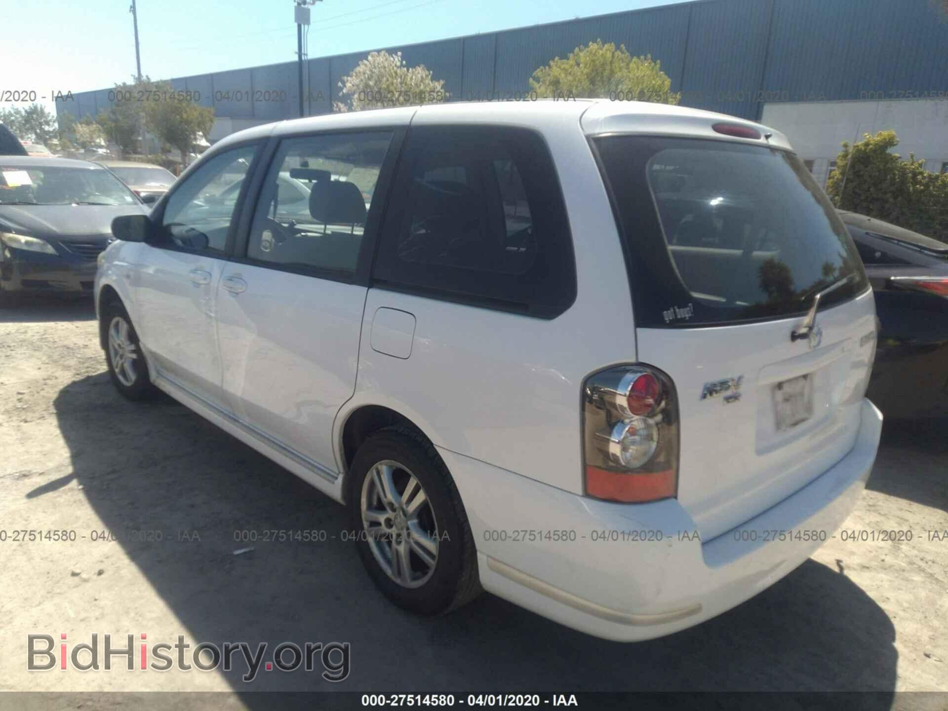 2004 MAZDA MPV - VIN: JM3LW28A040509460 - Фото 3
