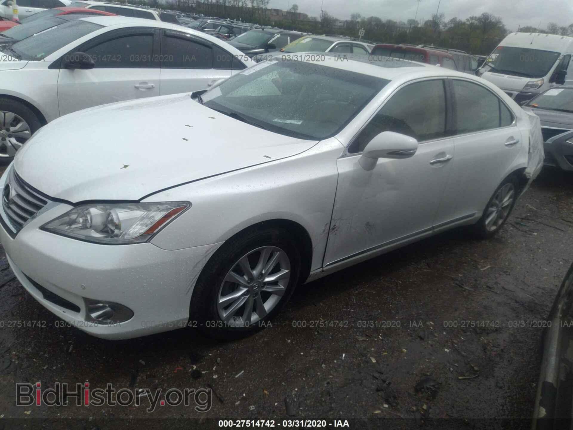 2012 LEXUS ES - VIN: JTHBK1EG6C2505305 - Фото 2