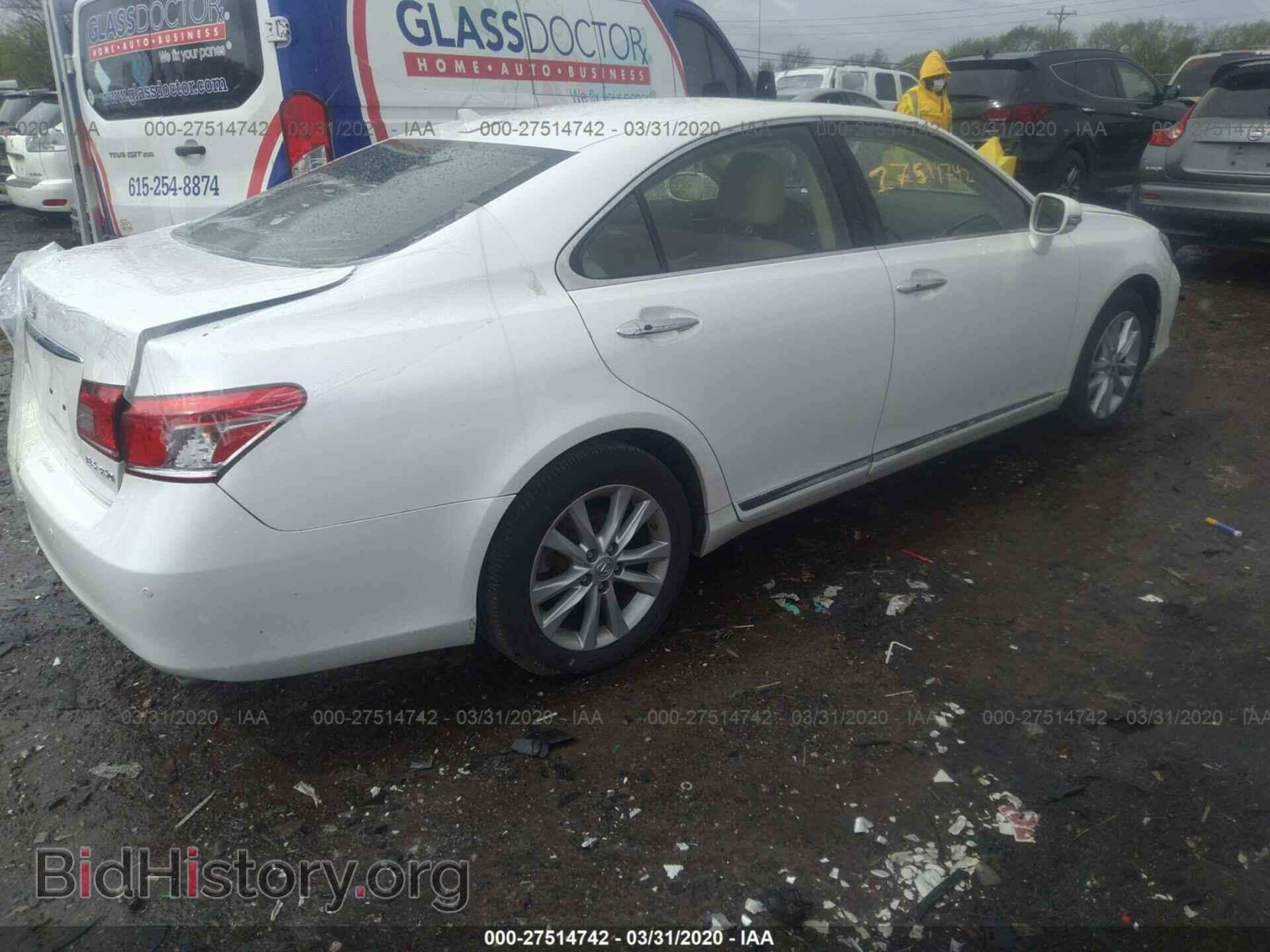 2012 LEXUS ES - VIN: JTHBK1EG6C2505305 - Фото 4