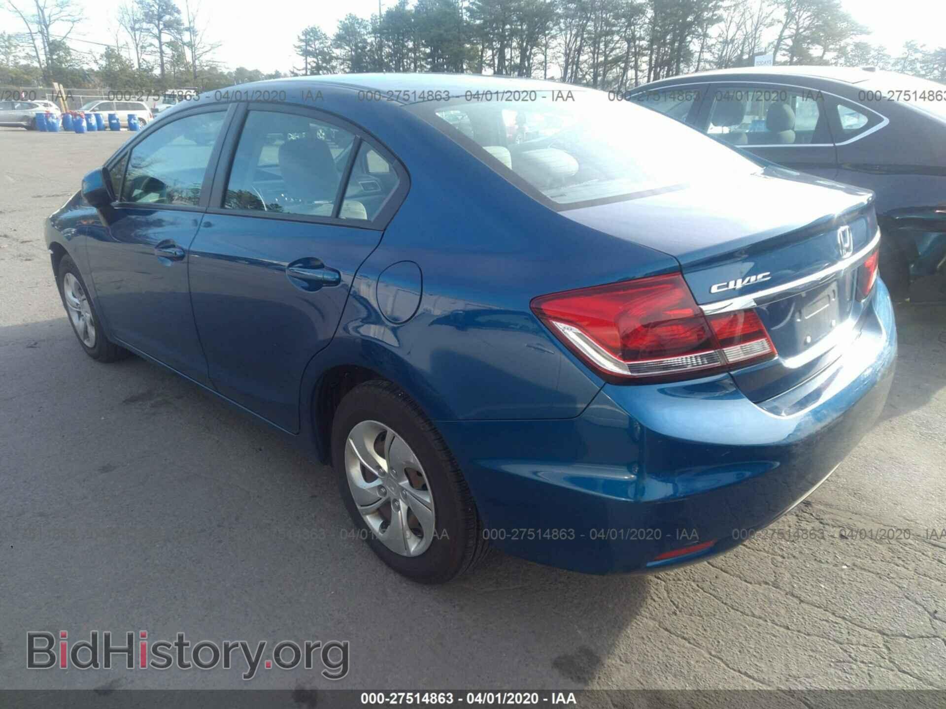 2013 HONDA CIVIC - VIN: 19XFB2F50DE251939 - Фото 3