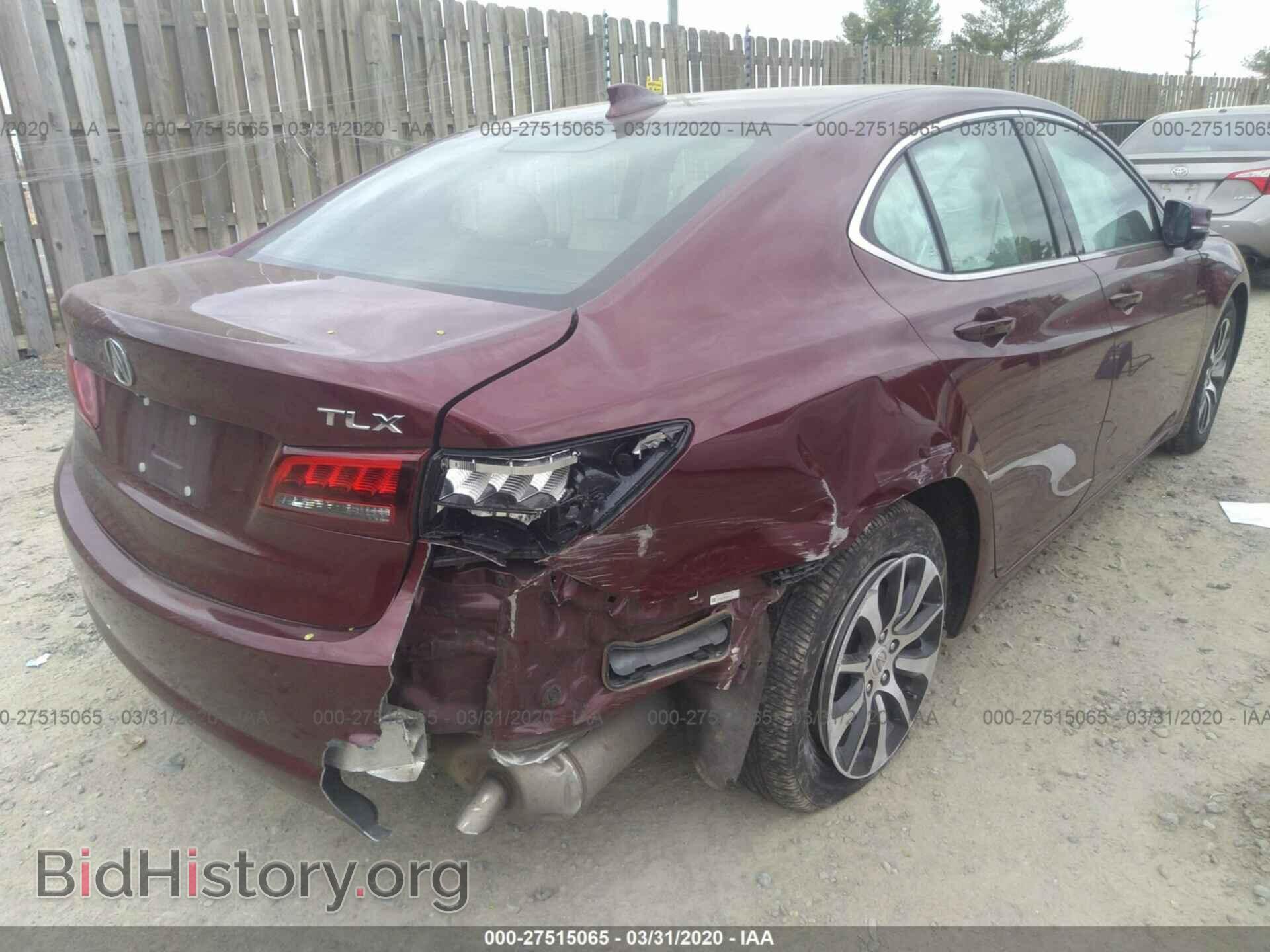 2016 ACURA TLX - VIN: 19UUB1F32GA007749 - Фото 4