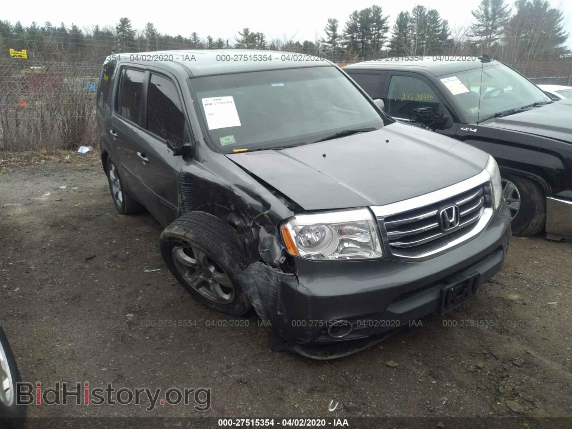 Фотография 5FNYF4H45CB038121 - HONDA PILOT 2012