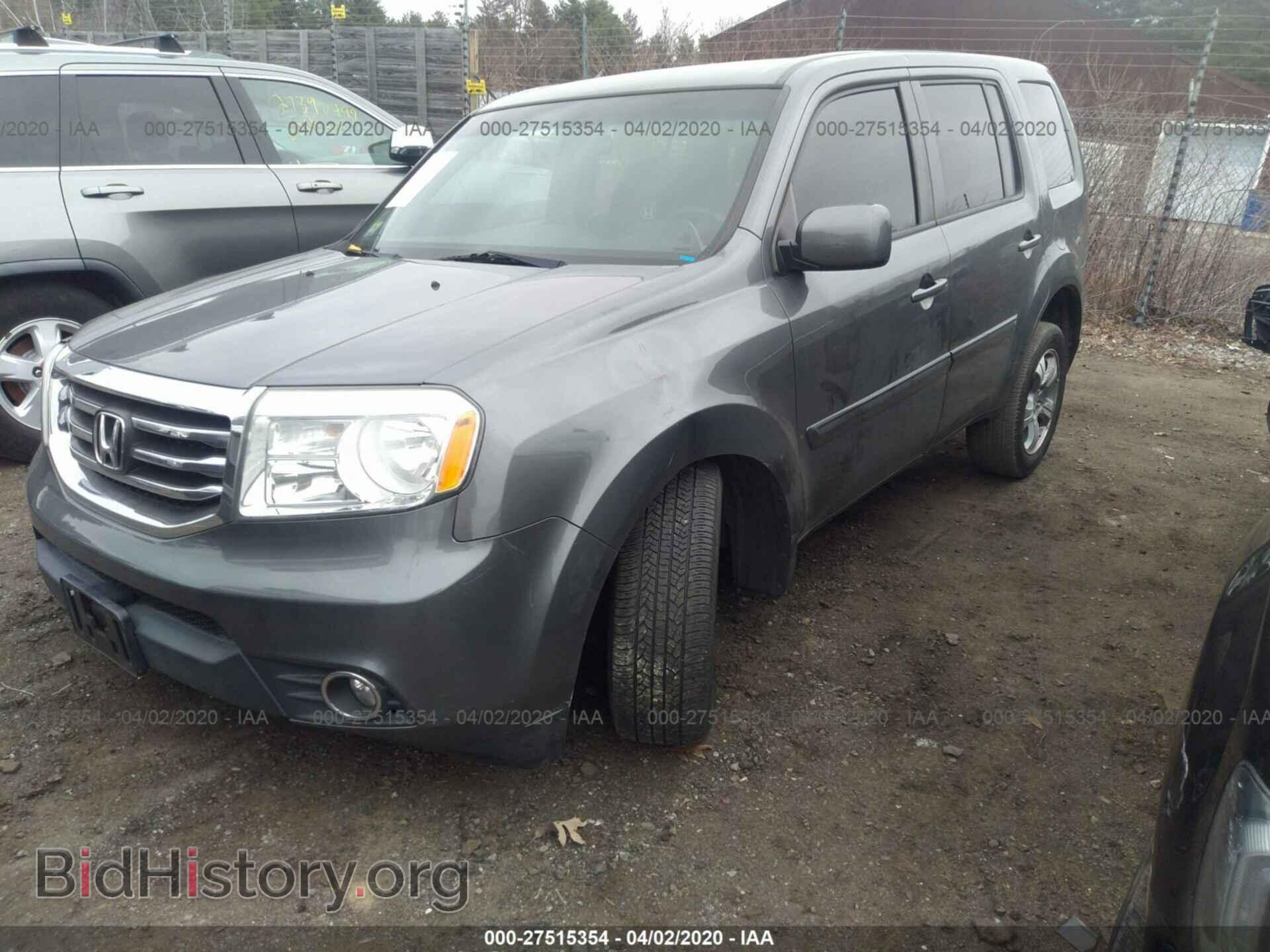 2012 HONDA PILOT - VIN: 5FNYF4H45CB038121 - Фото 2