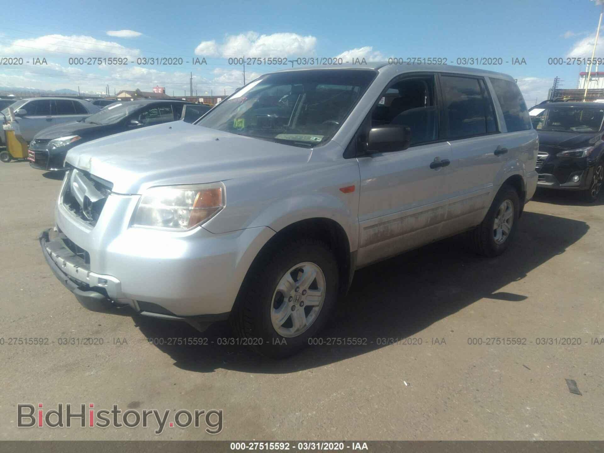 2007 HONDA PILOT - VIN: 5FNYF28117B006427 - Фото 2