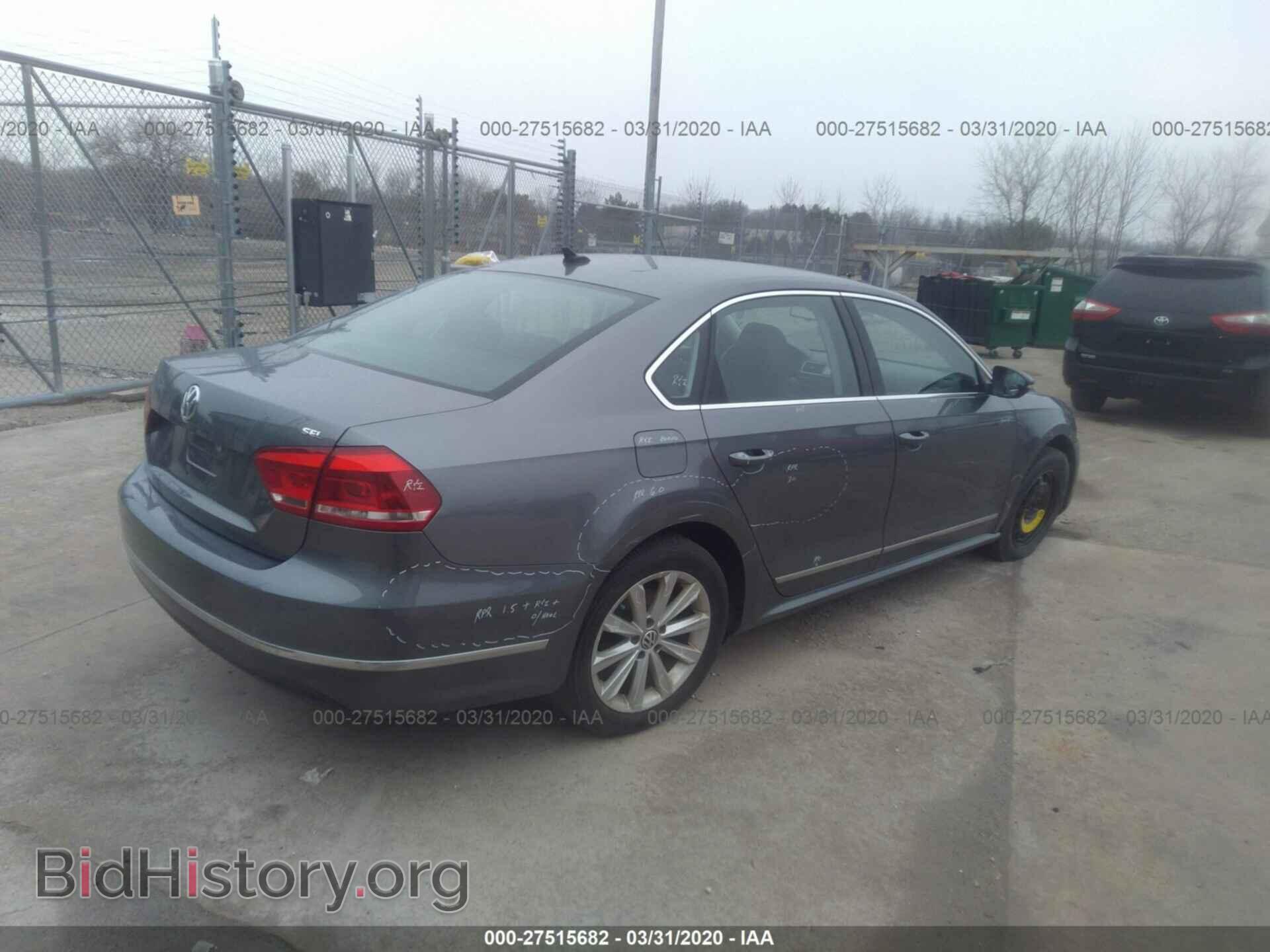2012 VOLKSWAGEN PASSAT - VIN: 1VWCH7A39CC061919 - Фото 4