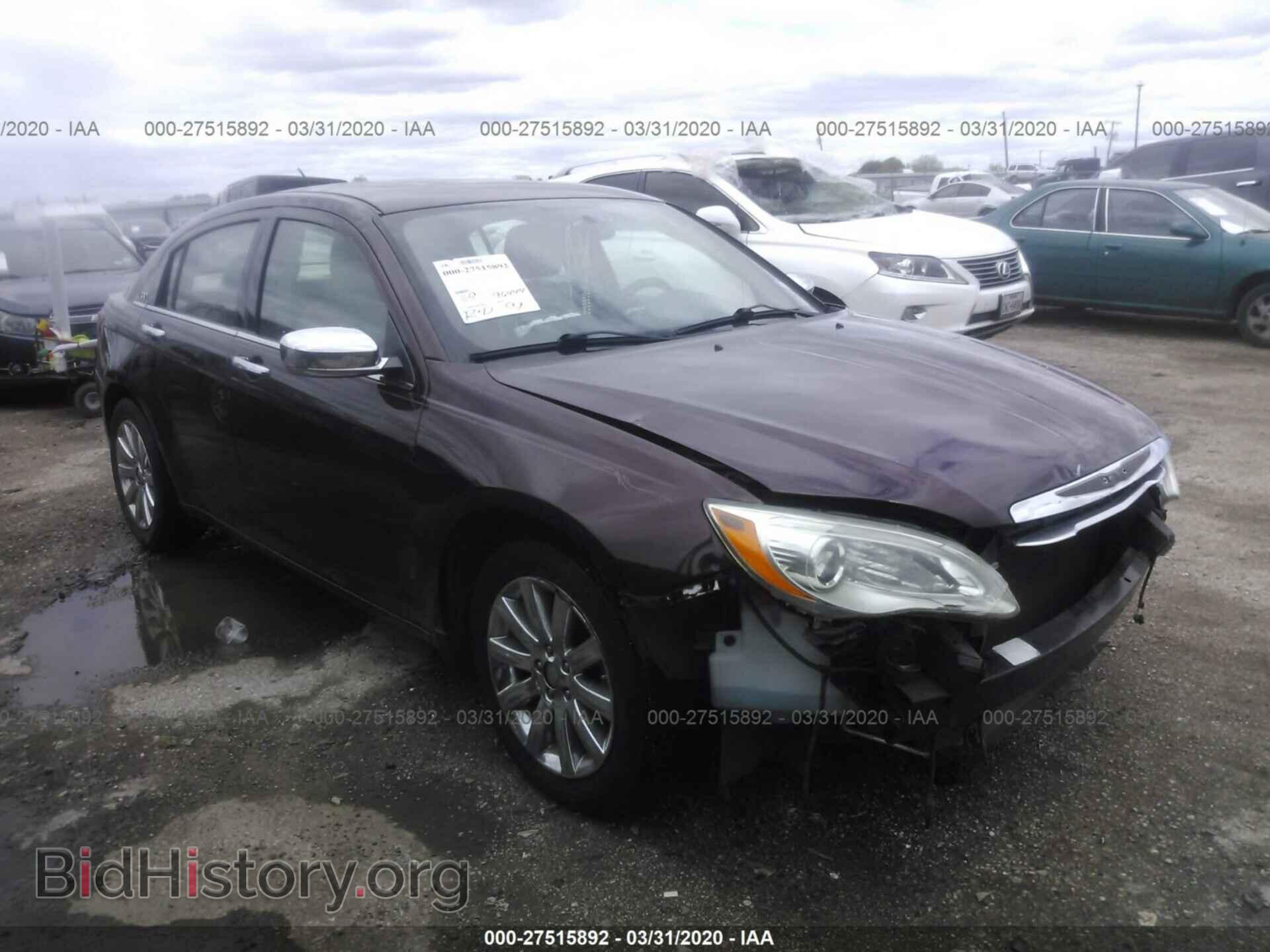 Photo 1C3CCBCG8DN504768 - CHRYSLER 200 2013