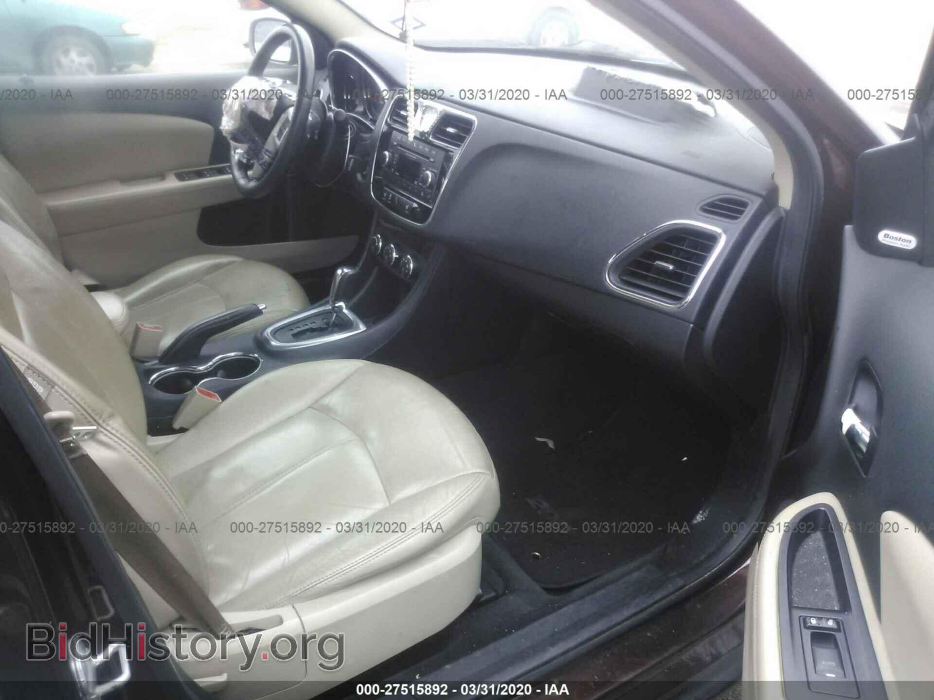 2013 CHRYSLER 200 - VIN: 1C3CCBCG8DN504768 - Фото 5