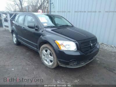 2008 Dodge CALIBER, черный — VIN 1B3HB28B98D693218, IAAI