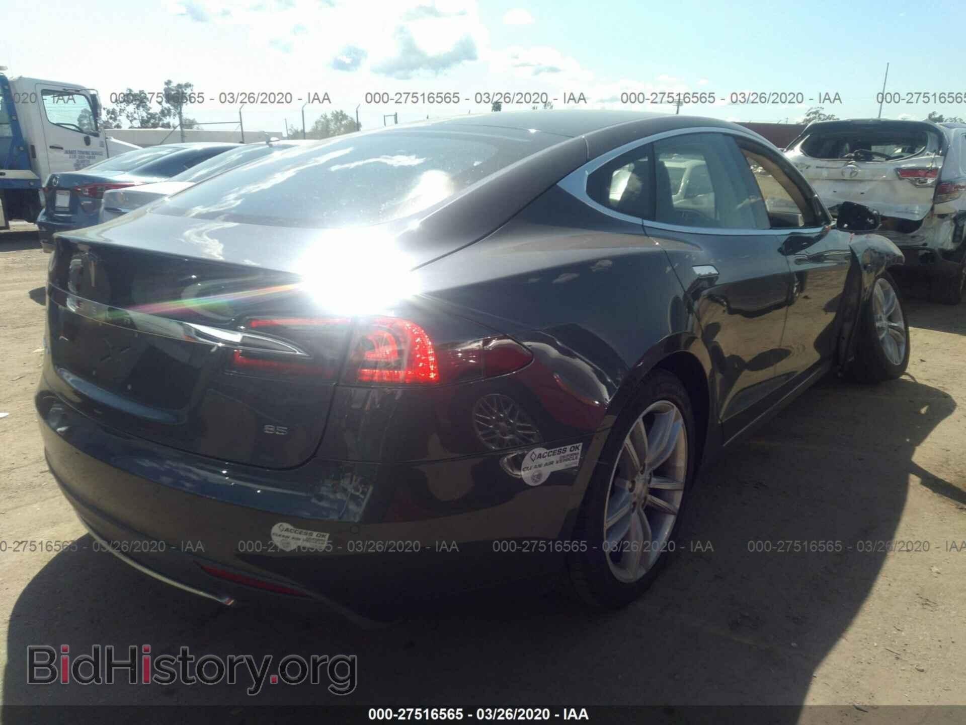 2014 TESLA MODEL S - VIN: 5YJSA1H1XEFP51446 - Фото 4