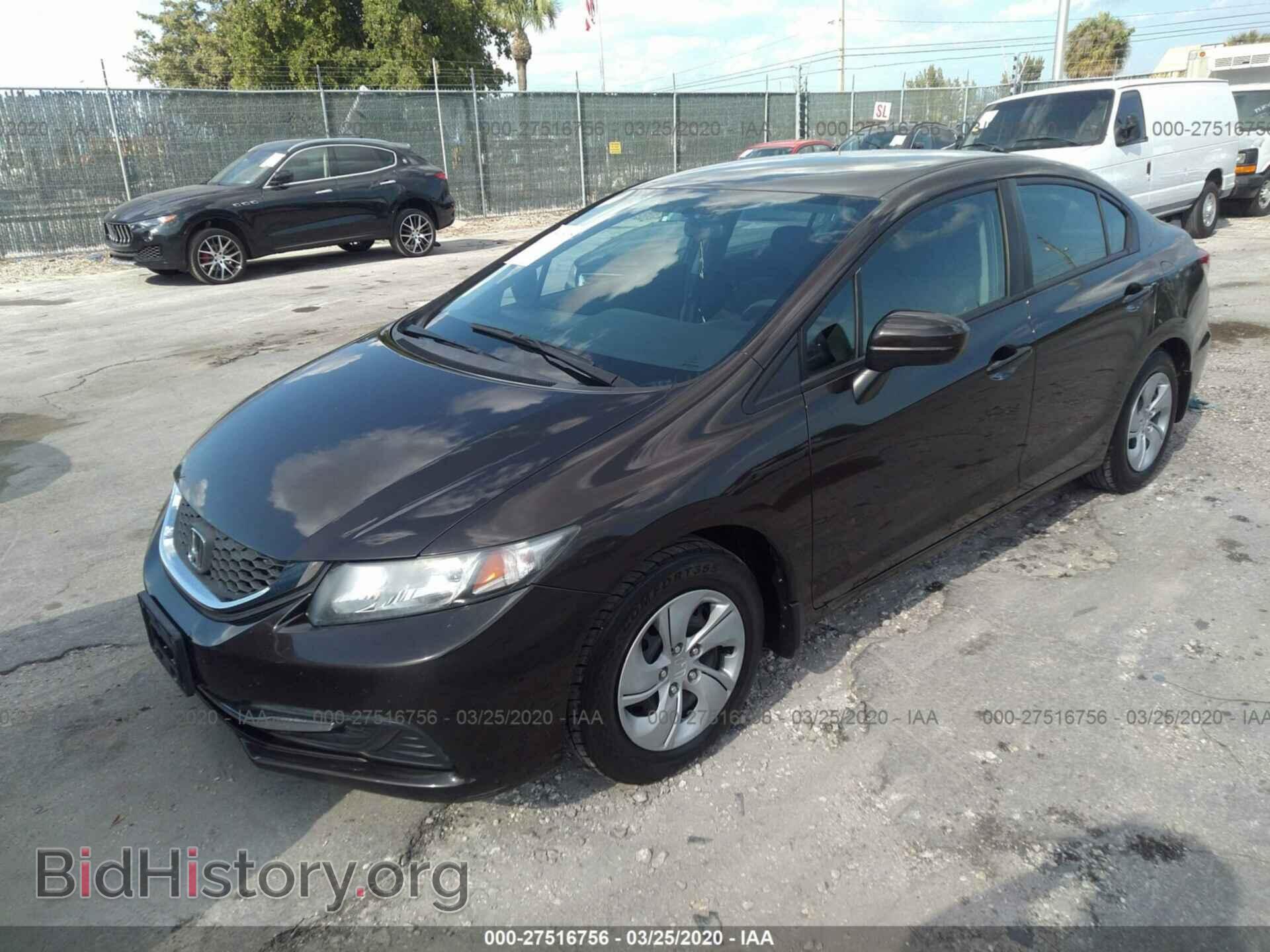 2014 HONDA CIVIC - VIN: 2HGFB2F56EH539715 - Фото 2