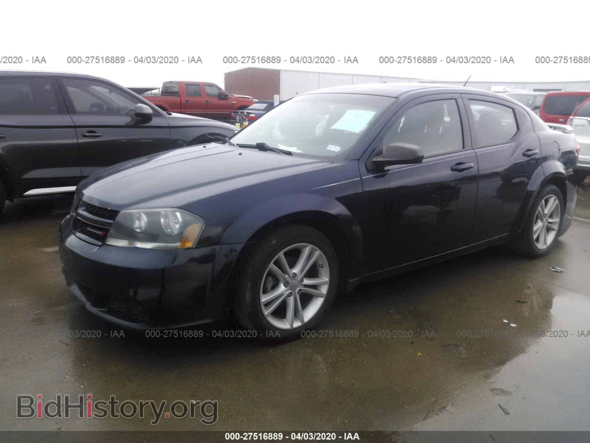 2014 DODGE AVENGER - VIN: 1C3CDZAB3EN199386 - Фото 2