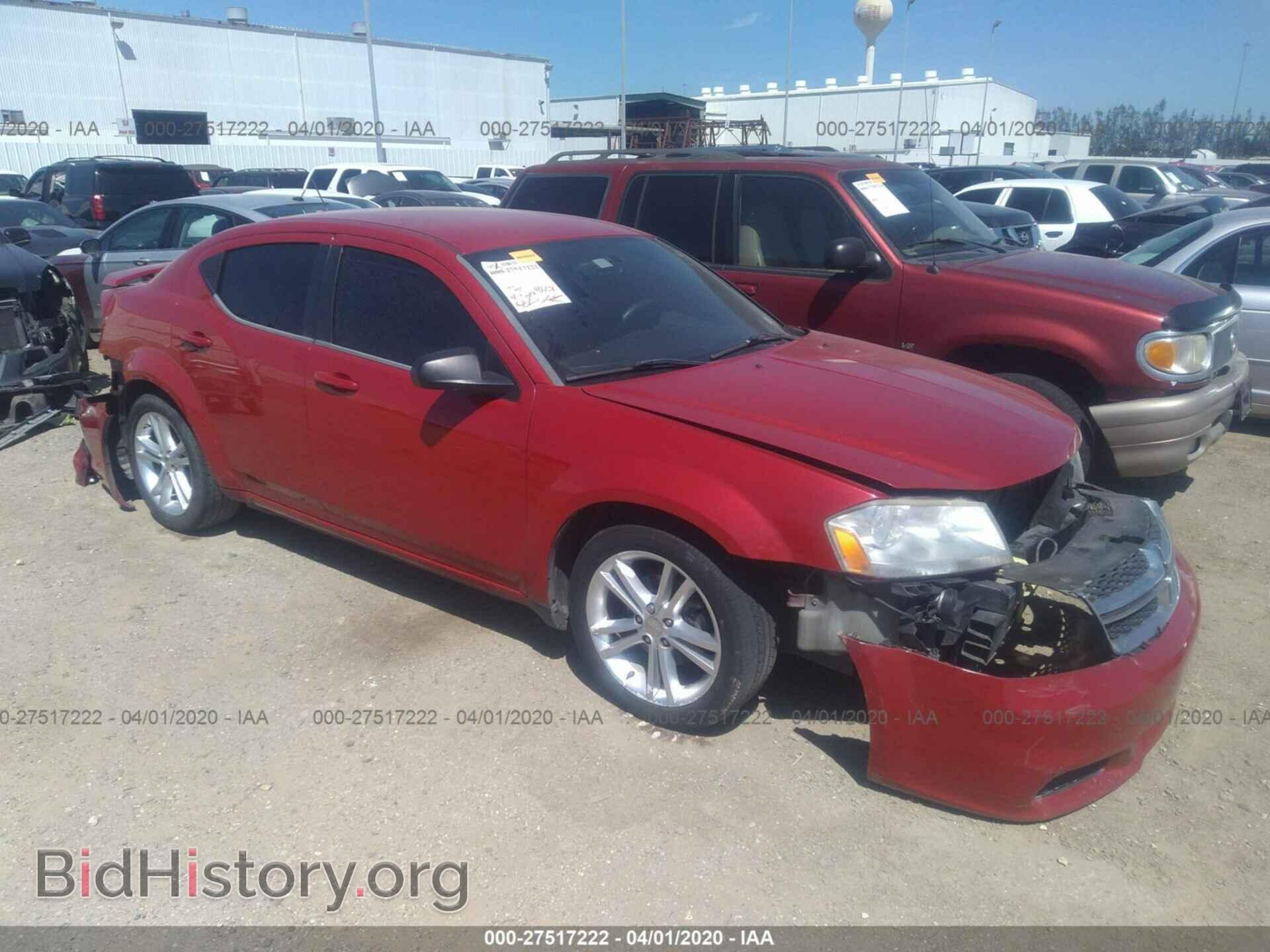 Фотография 1C3CDZAG7DN587358 - DODGE AVENGER 2013