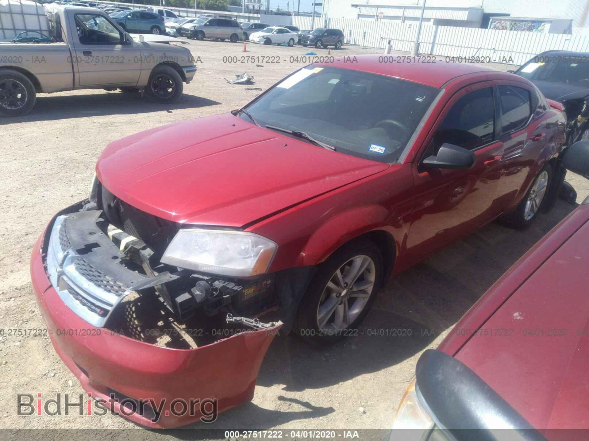 2013 DODGE AVENGER - VIN: 1C3CDZAG7DN587358 - Фото 2
