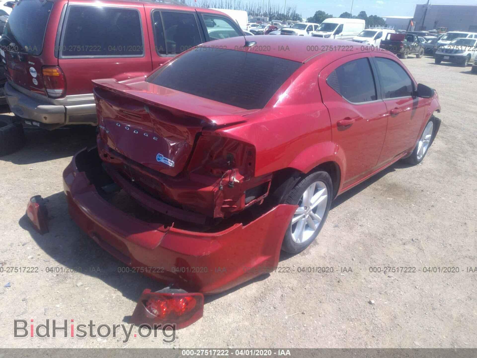 2013 DODGE AVENGER - VIN: 1C3CDZAG7DN587358 - Фото 4