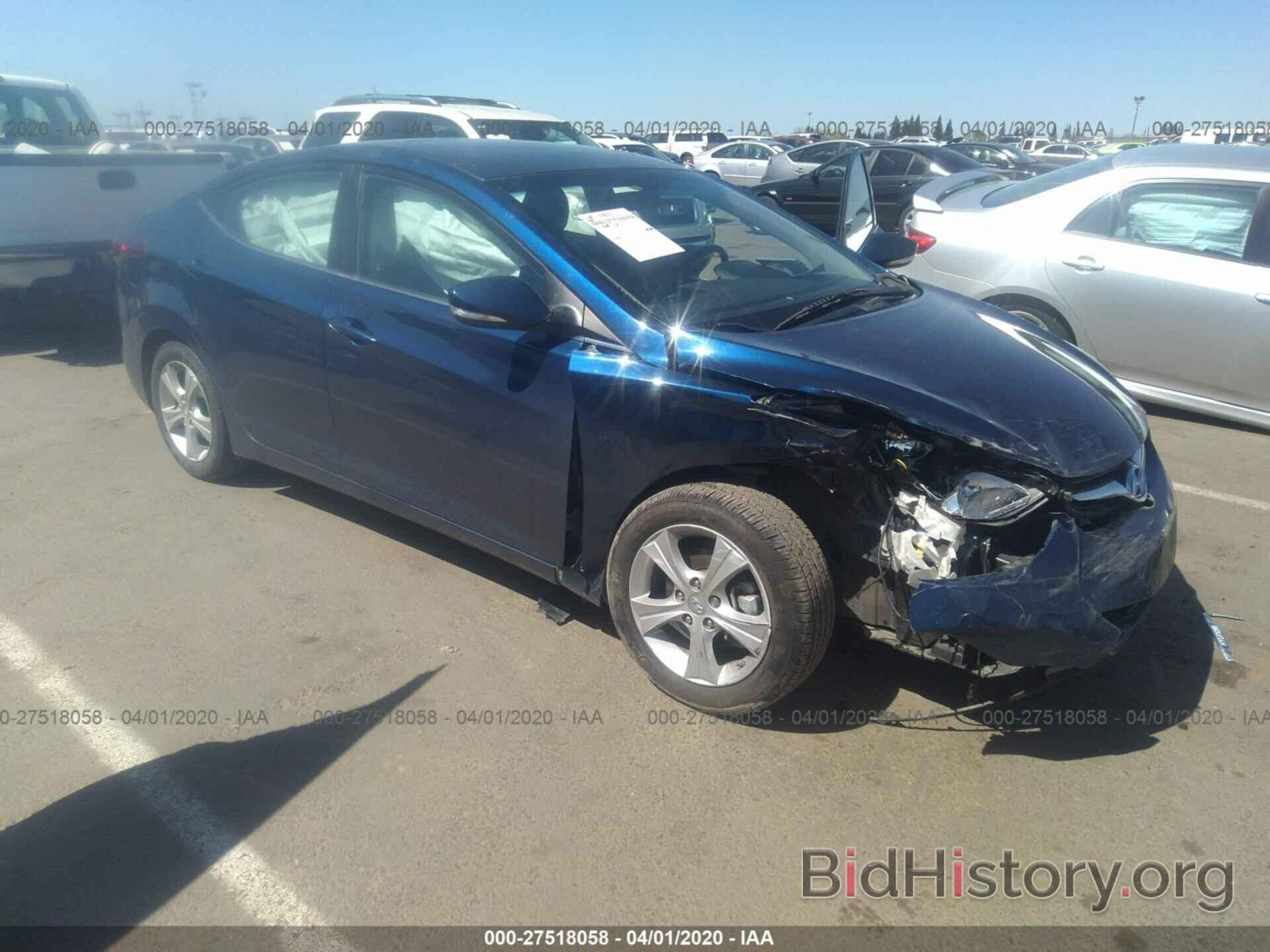 Photo 5NPDH4AE9GH676908 - HYUNDAI ELANTRA 2016