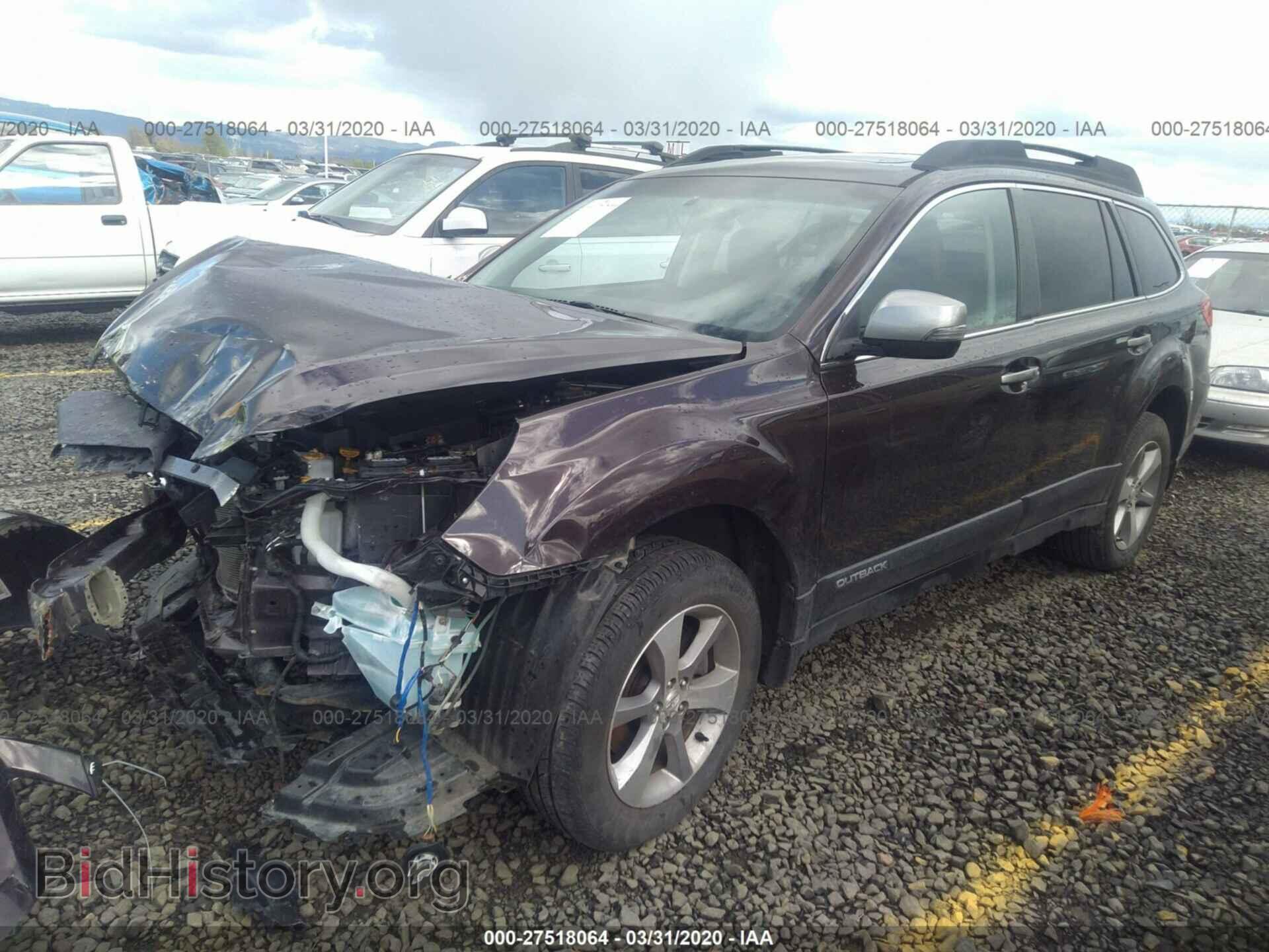 2013 SUBARU OUTBACK - VIN: 4S4BRDSCXD2244967 - Фото 2