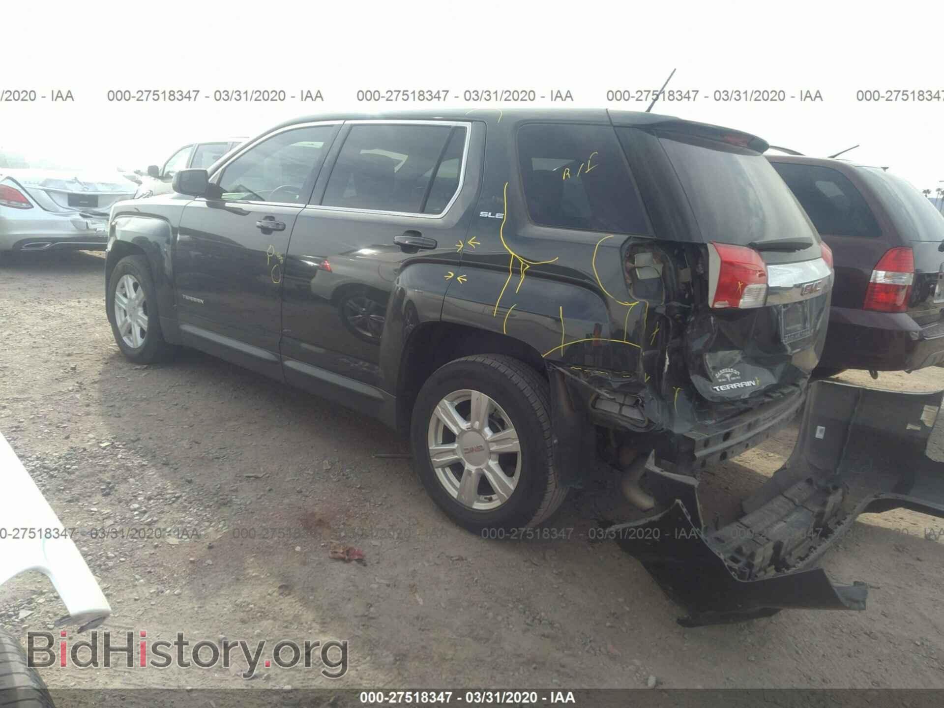 2014 GMC TERRAIN - VIN: 2GKALMEK8E6317024 - Фото 3