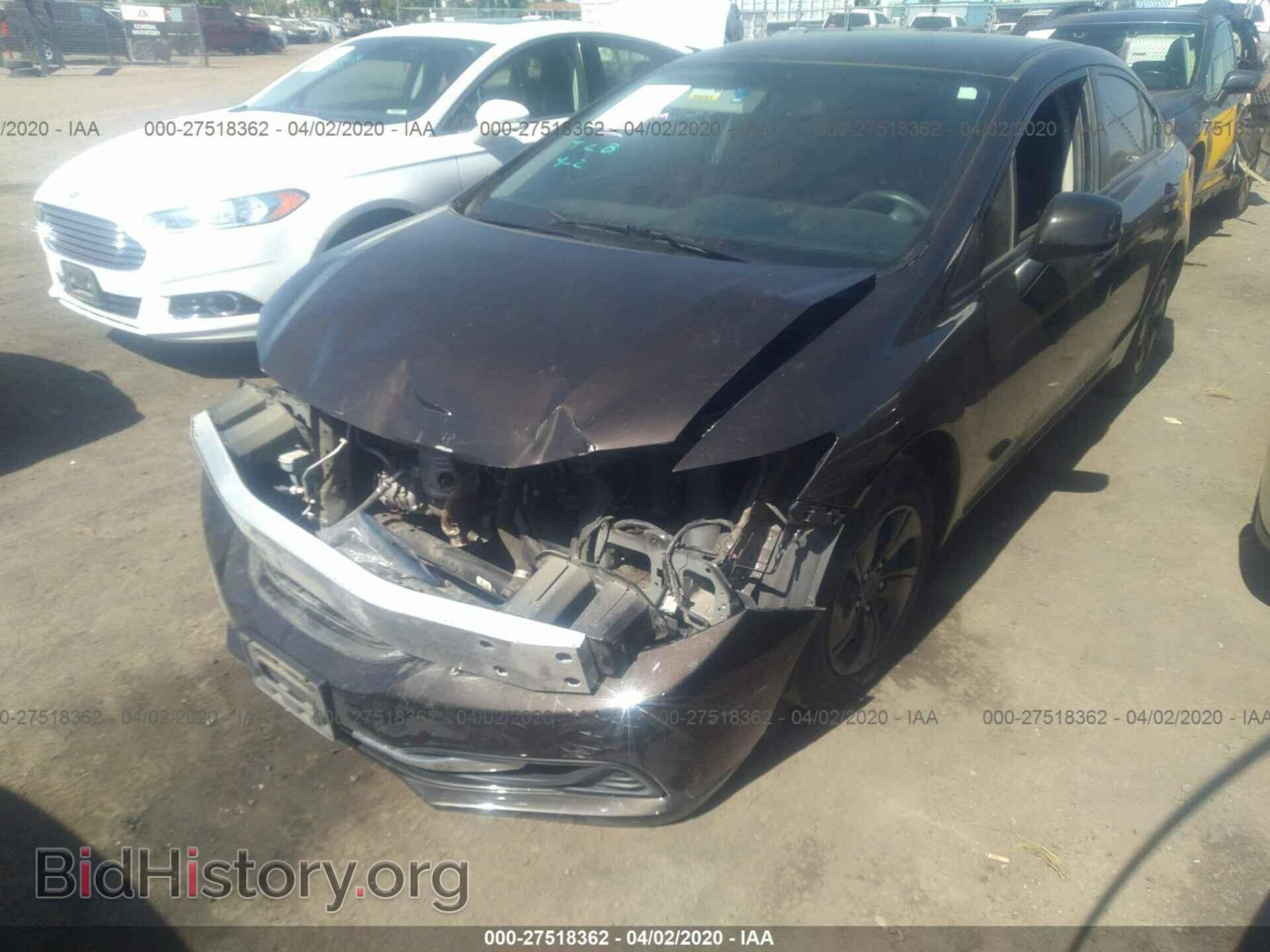 2013 HONDA CIVIC - VIN: 19XFB2F54DE264791 - Фото 2