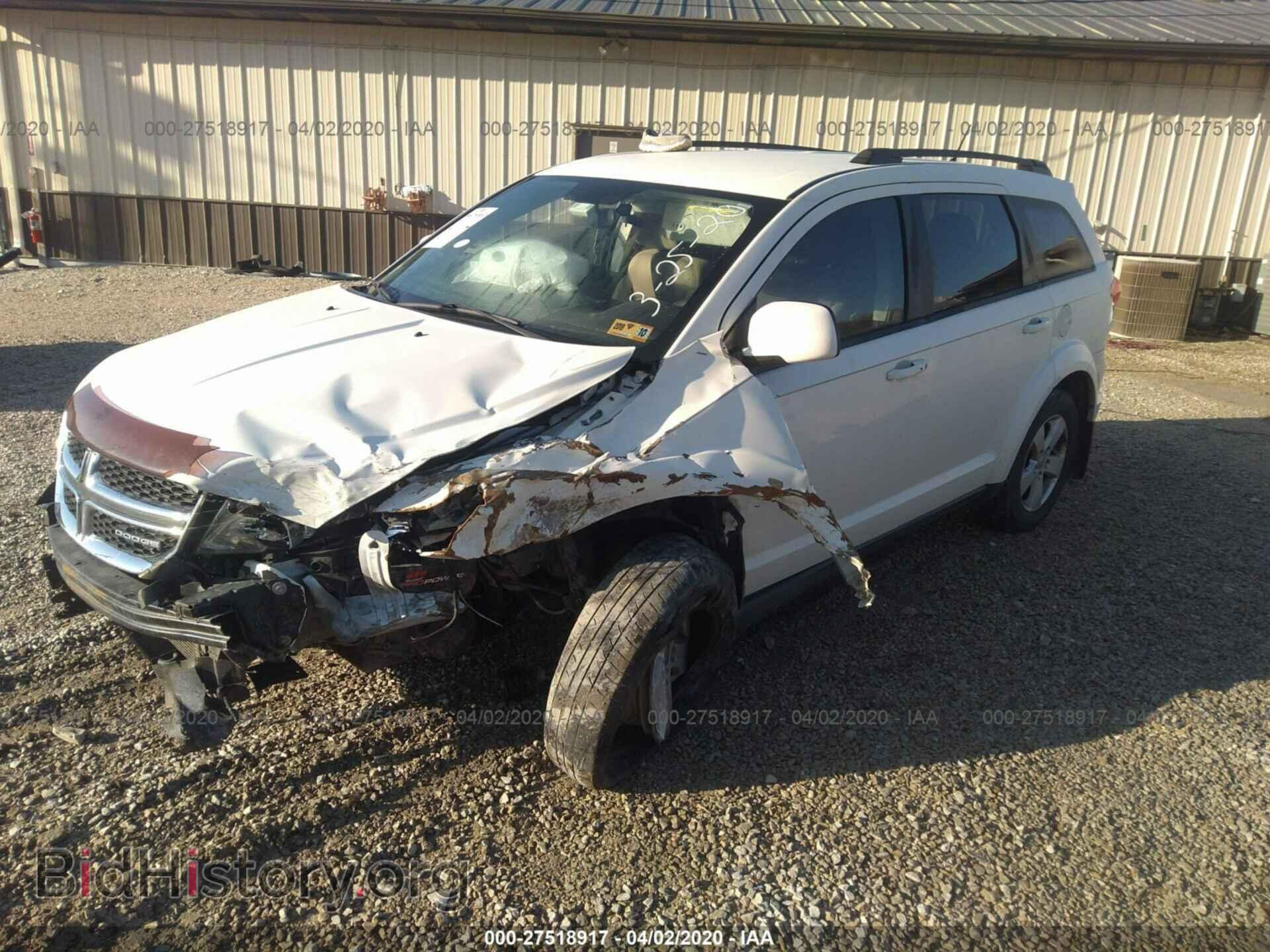 2012 DODGE JOURNEY - VIN: 3C4PDCBGXCT206870 - Фото 2