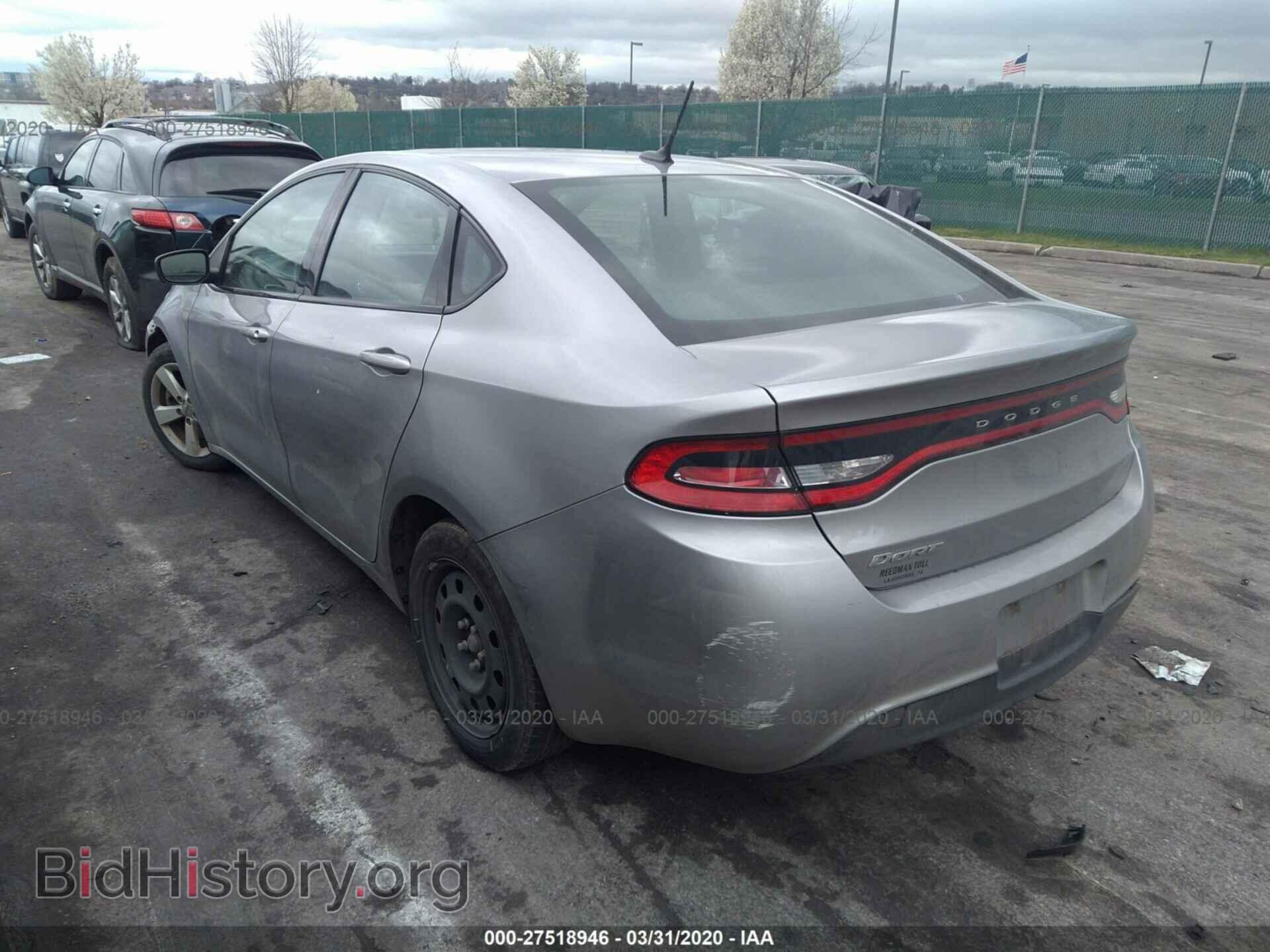 2015 DODGE DART - VIN: 1C3CDFAA0FD434680 - Фото 3