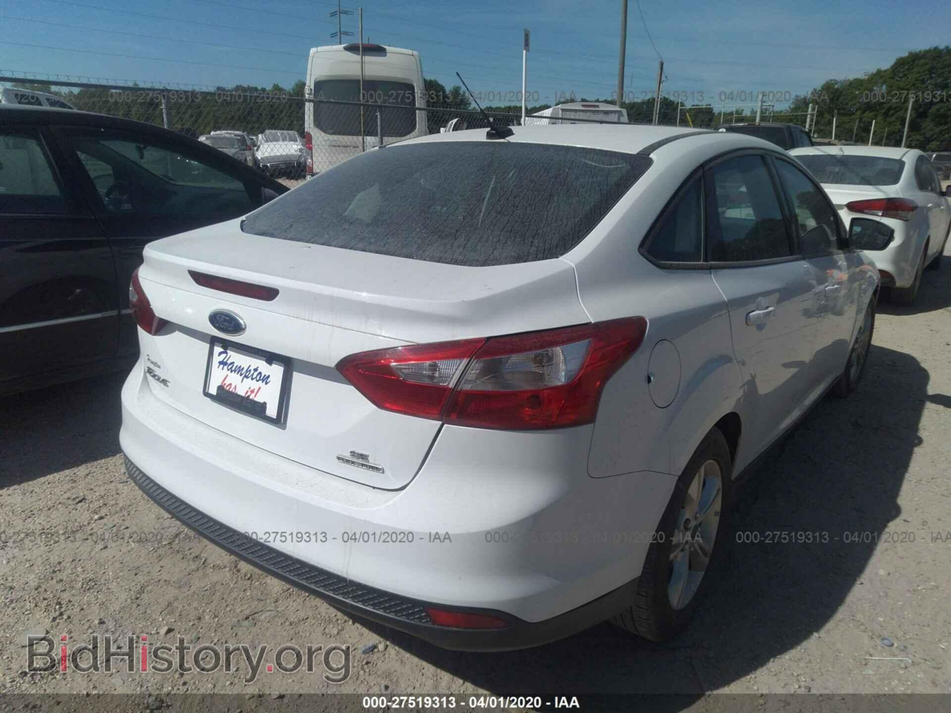 2014 FORD FOCUS - VIN: 1FADP3F29EL392687 - Фото 4