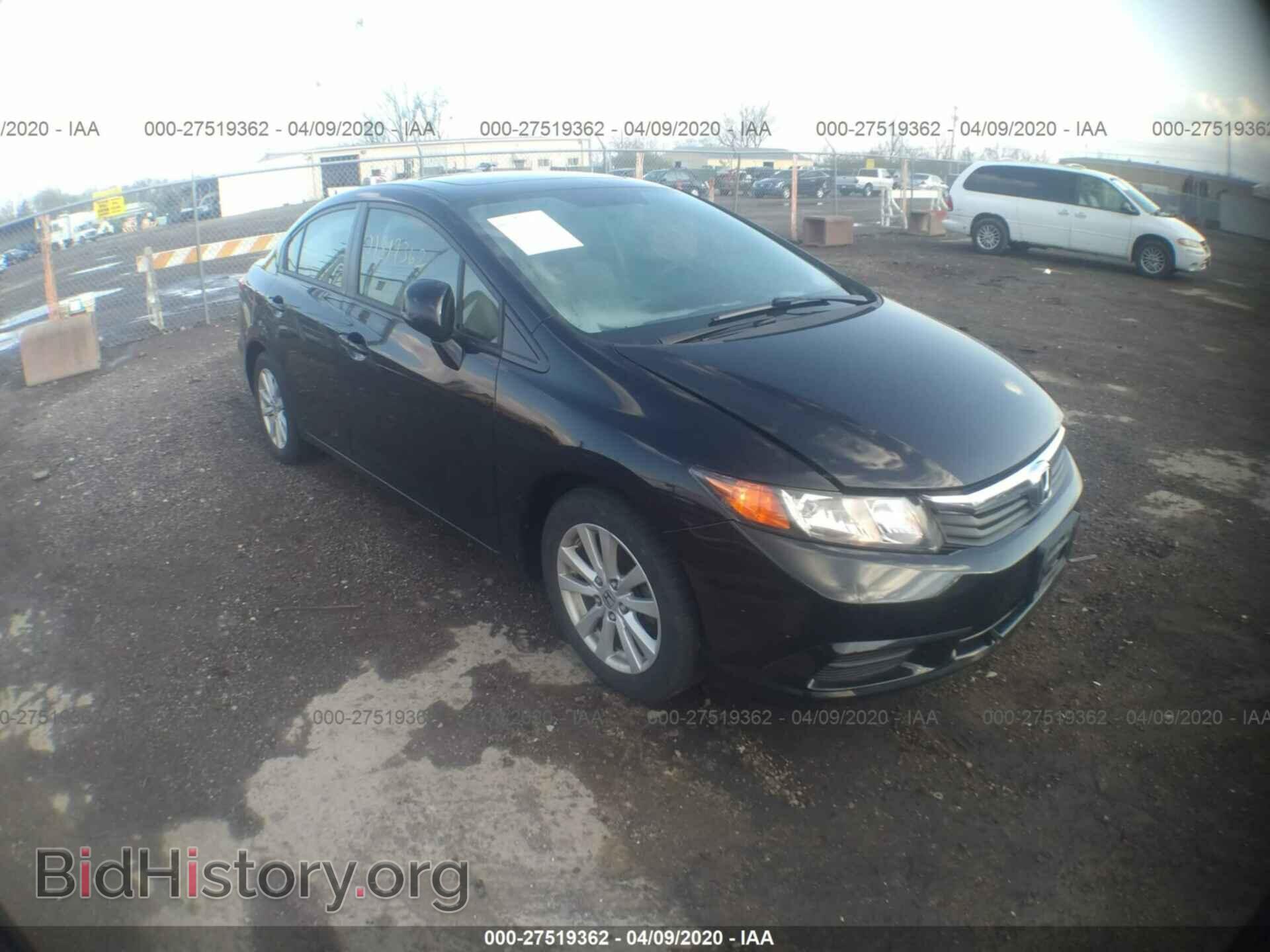 Photo 19XFB2F88CE030128 - HONDA CIVIC 2012