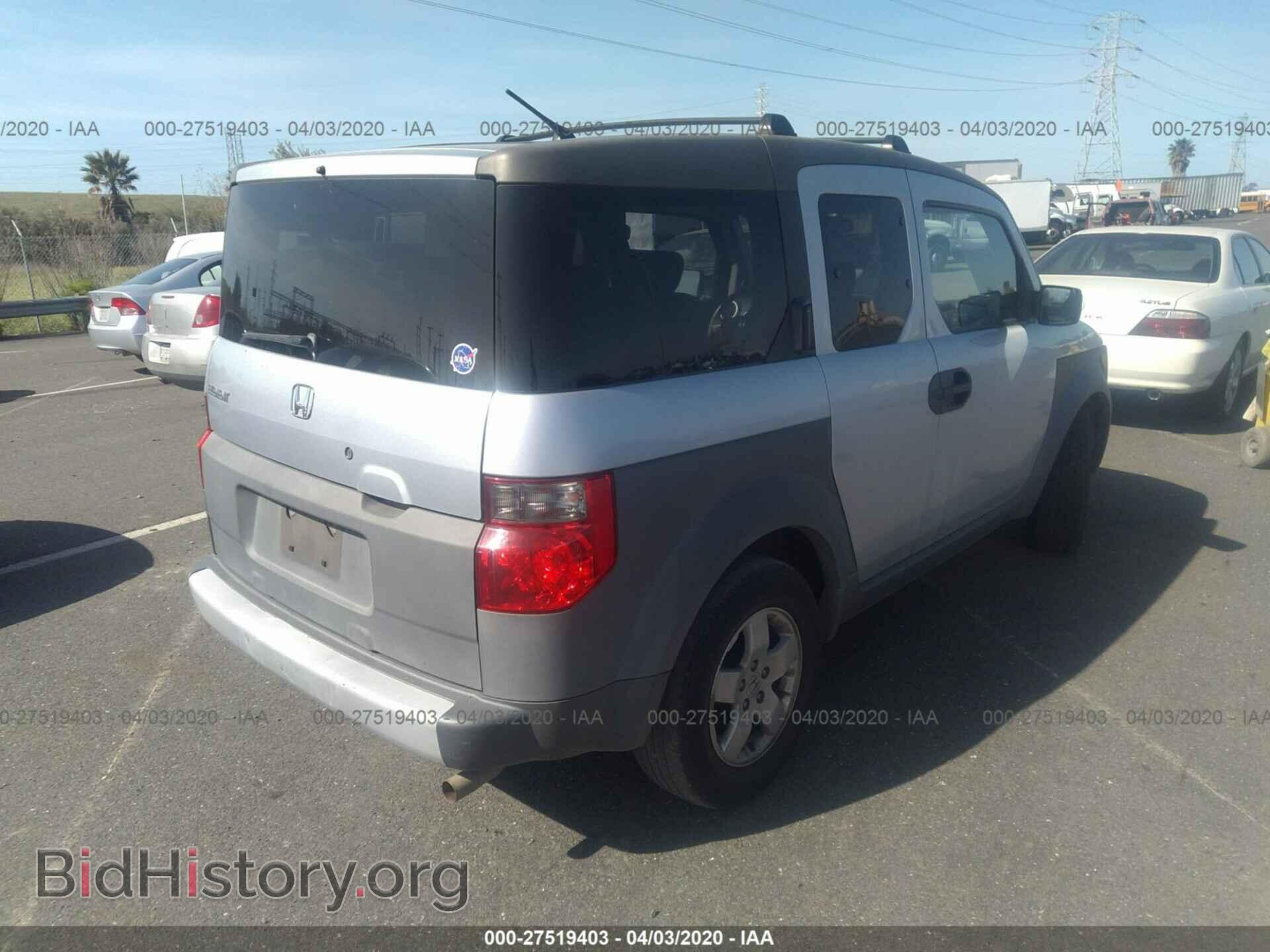2003 HONDA ELEMENT - VIN: 5J6YH28533L000417 - Photo 4