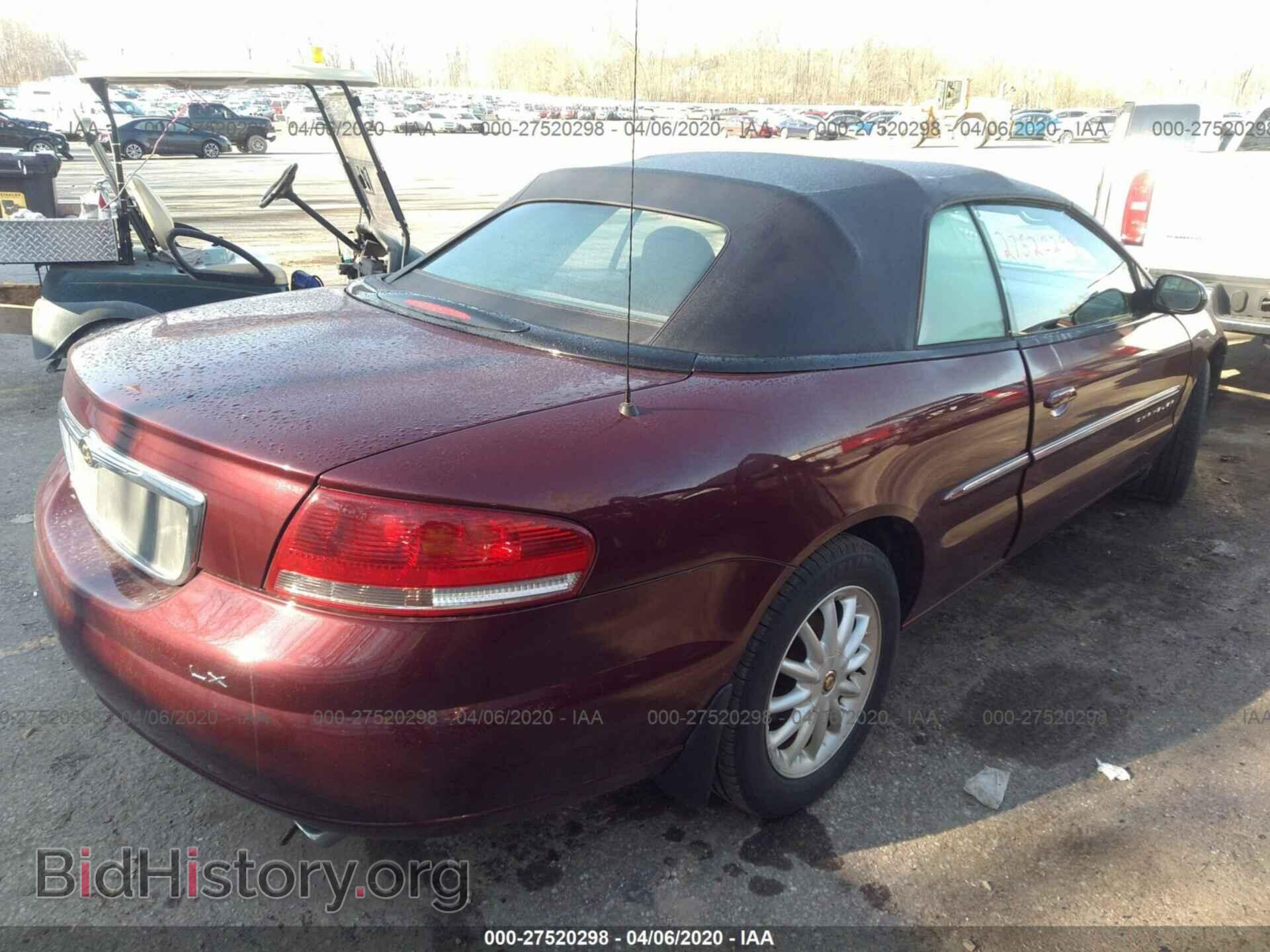 2001 CHRYSLER SEBRING - VIN: 1C3EL45U91N595343 - Фото 4