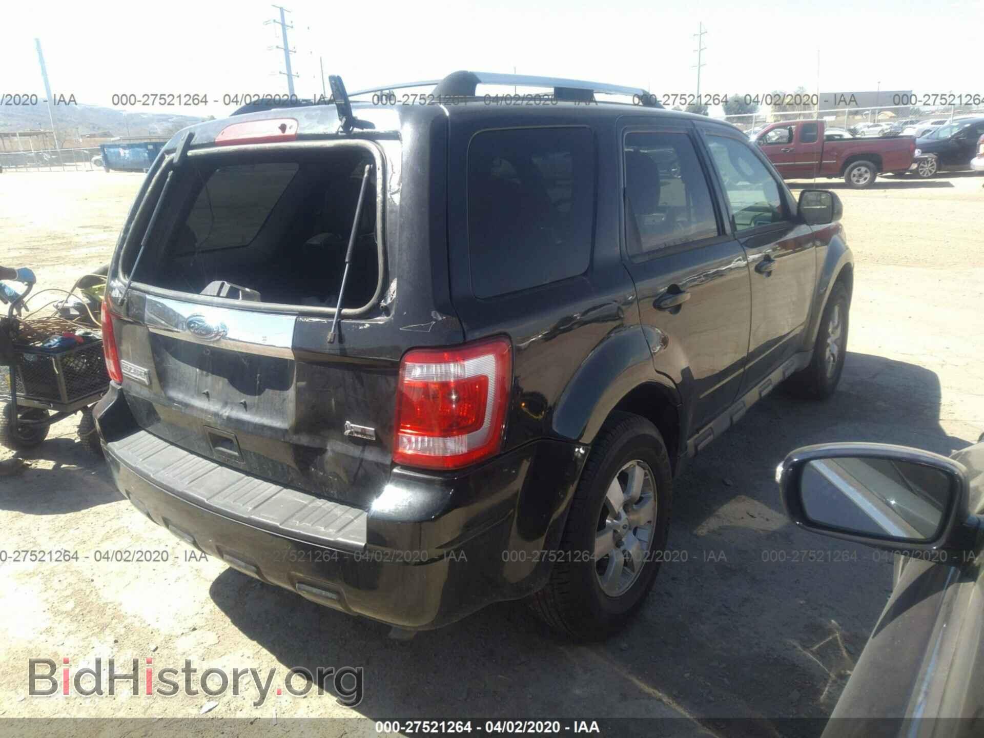 2011 FORD ESCAPE - VIN: 1FMCU0EG4BKB66287 - Фото 4
