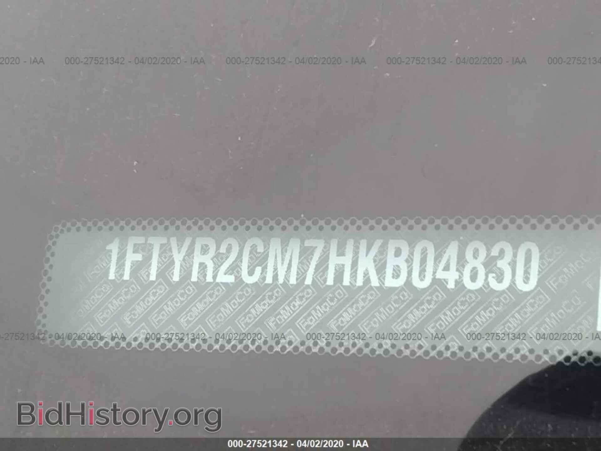 2017 FORD TRANSIT - VIN: 1FTYR2CM7HKB04830 - Фото 9