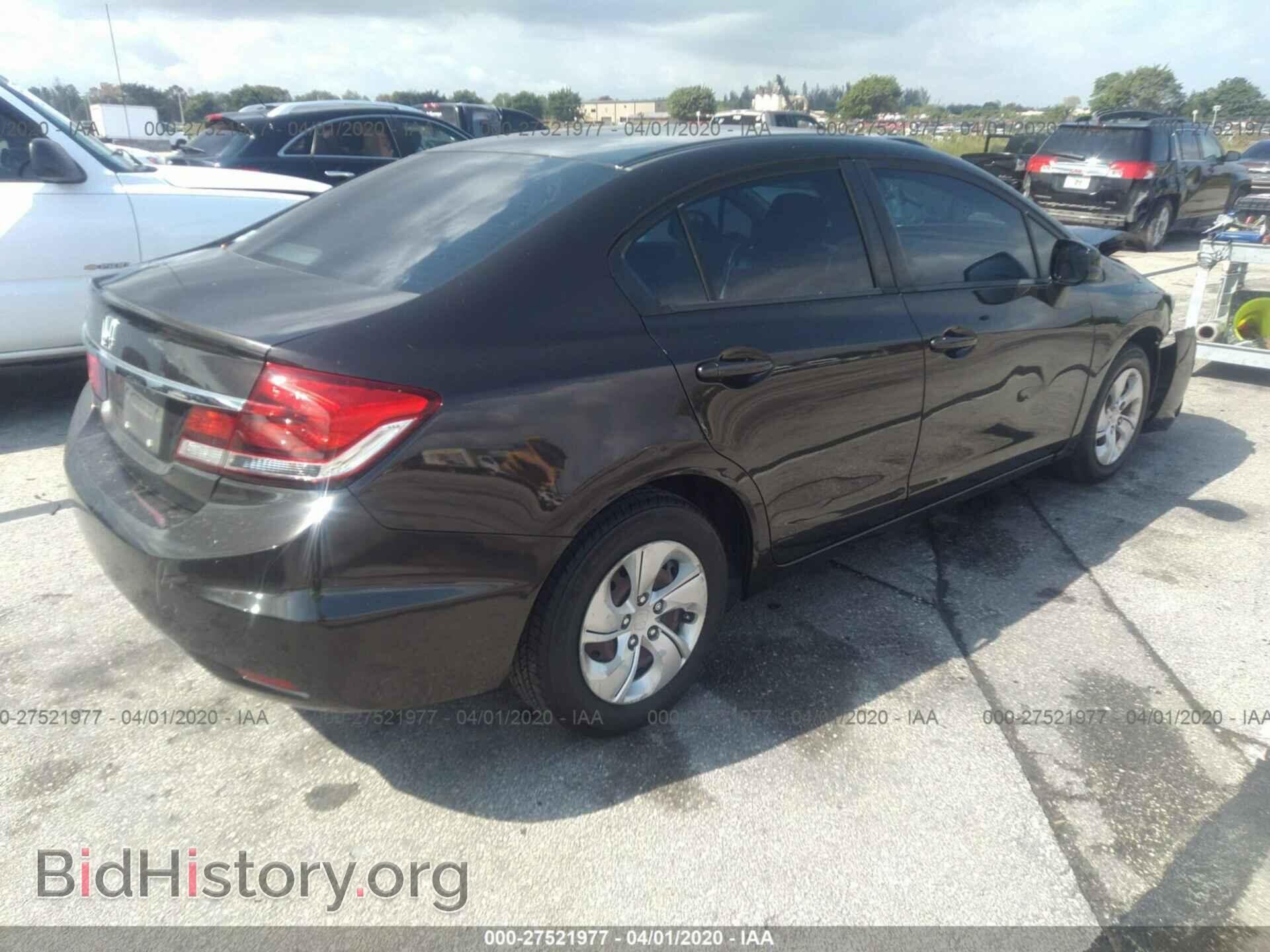 2013 HONDA CIVIC - VIN: 19XFB2F54DE008523 - Фото 4