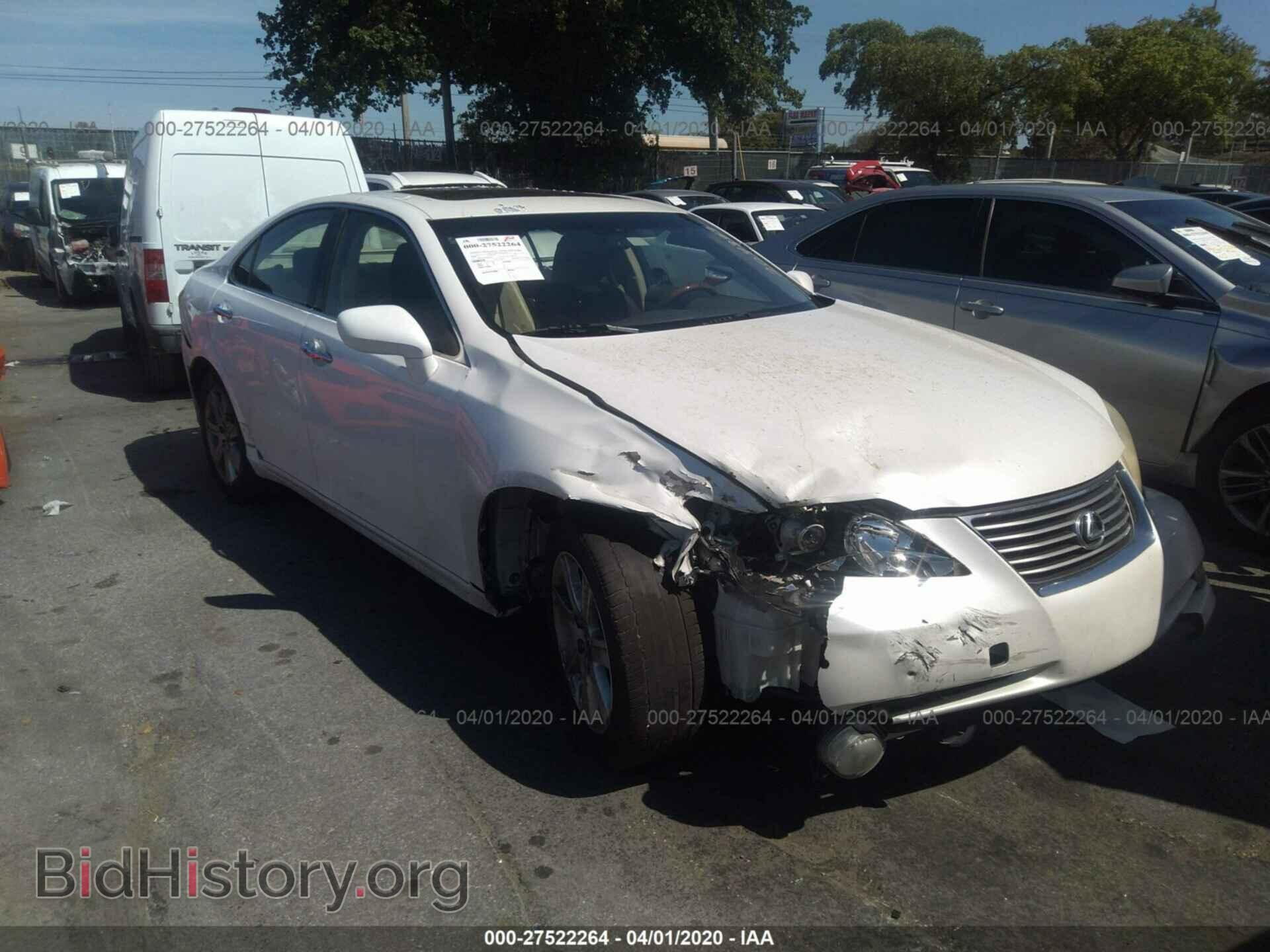 Photo JTHBJ46G782204343 - LEXUS ES 2008