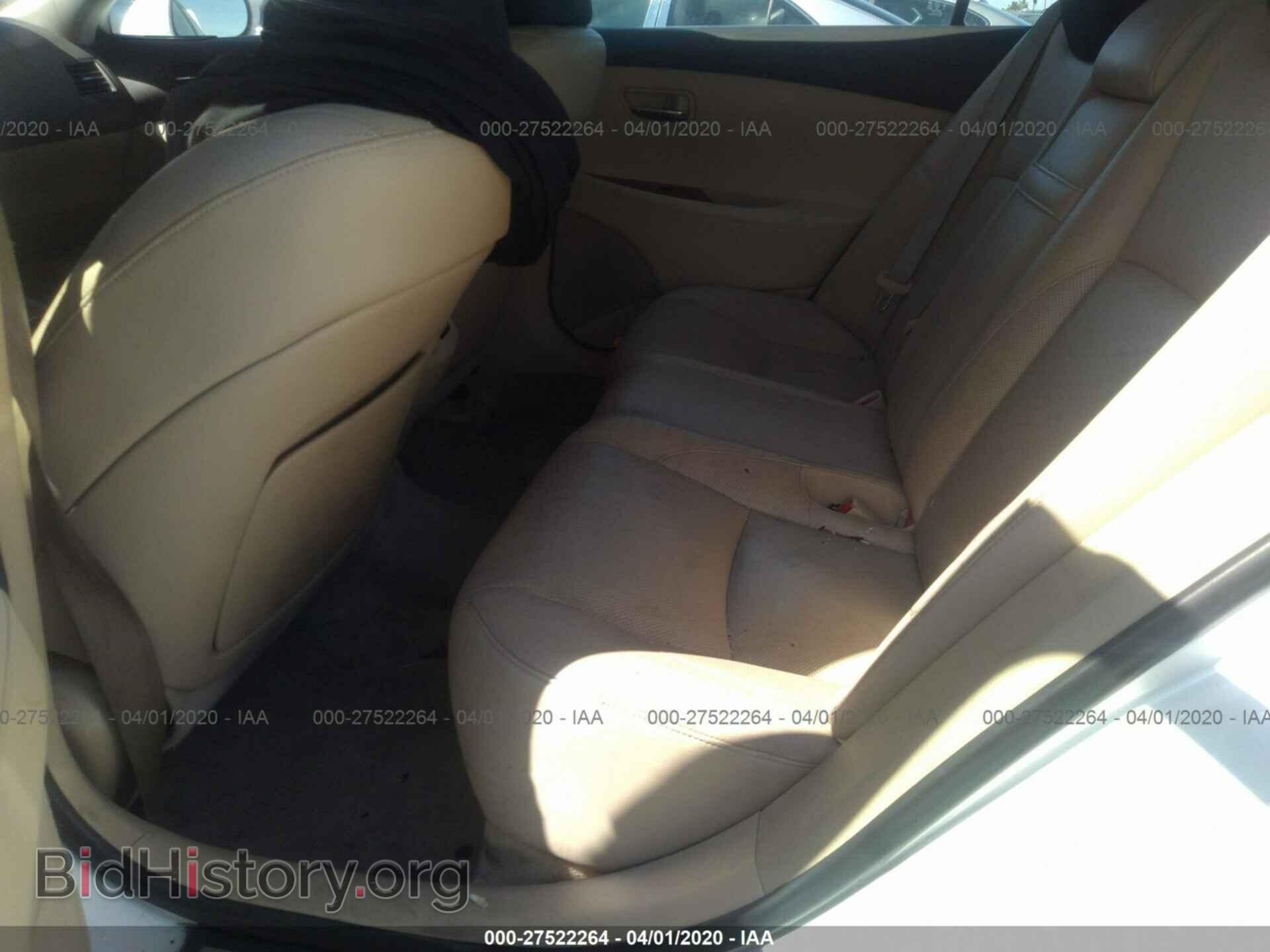 2008 LEXUS ES - VIN: JTHBJ46G782204343 - Фото 8