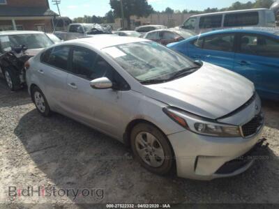 2017 Kia FORTE LX, серебристый — VIN 3KPFK4A75HE104803, IAAI