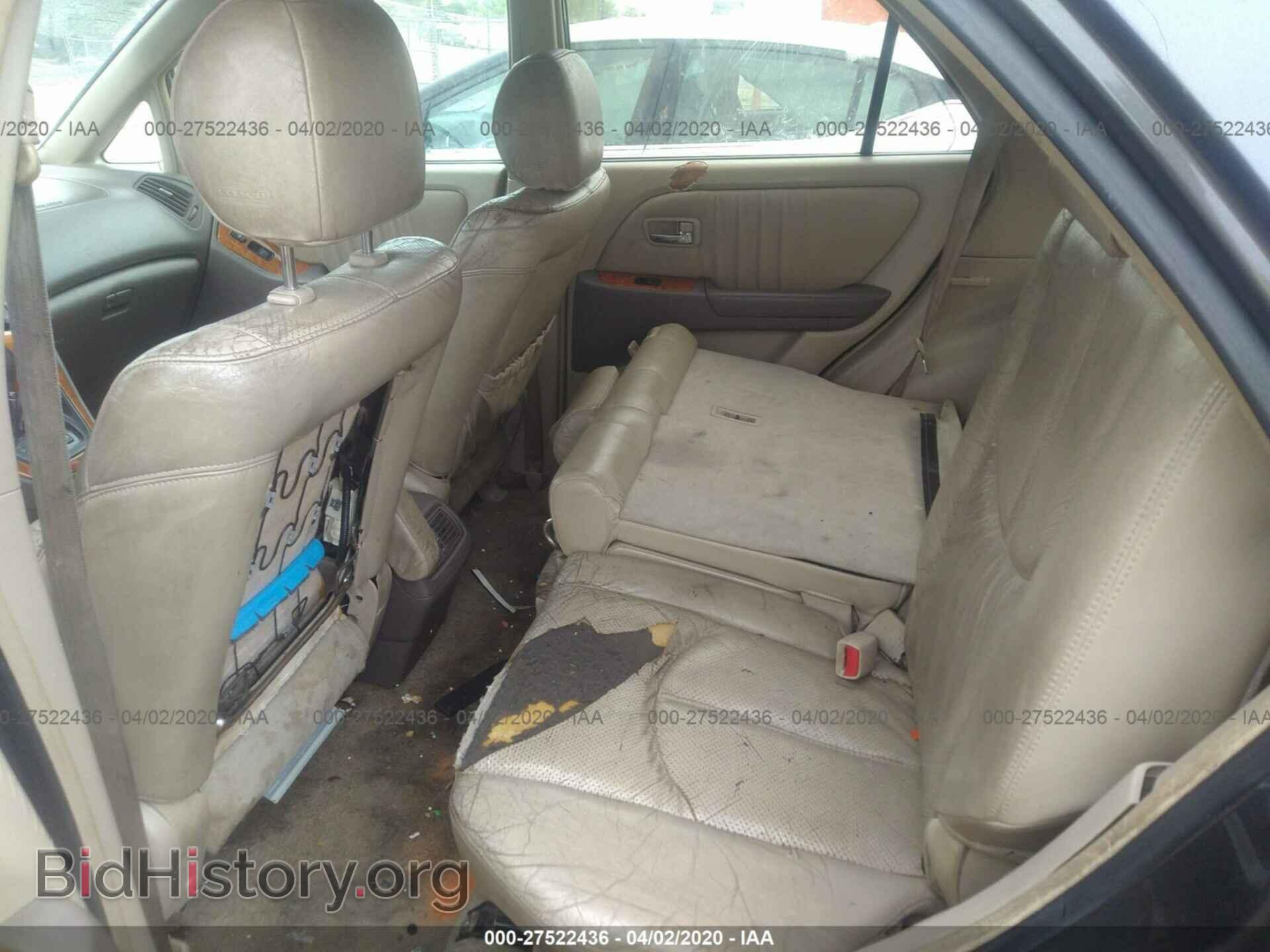 2002 LEXUS RX - VIN: JTJGF10U720148331 - Фото 8