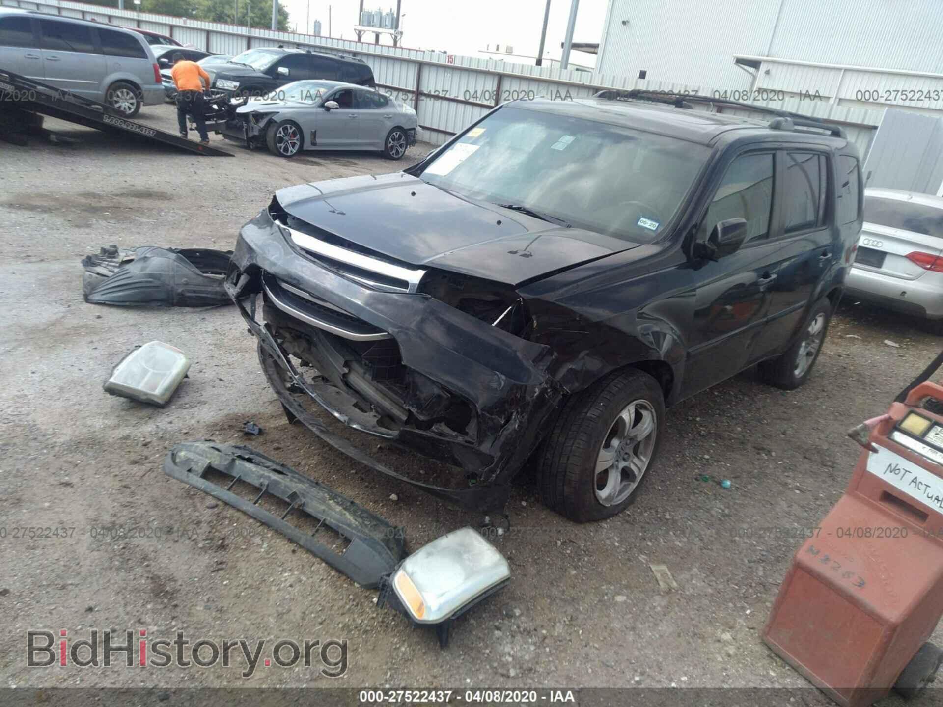 2012 HONDA PILOT - VIN: 5FNYF3H69CB015100 - Фото 2