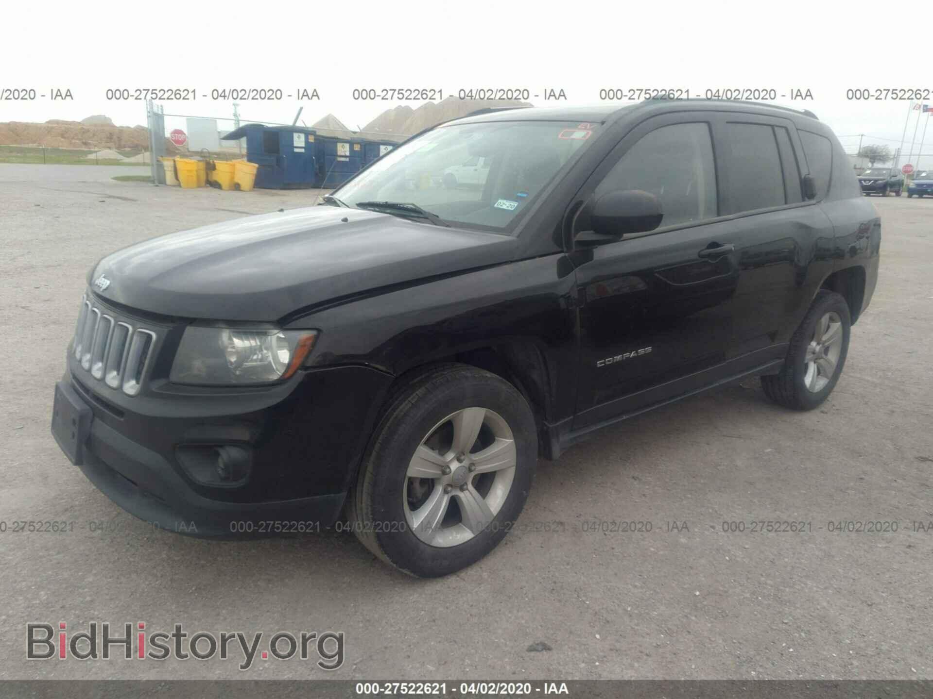 2014 JEEP COMPASS - VIN: 1C4NJCBB9ED645443 - Фото 2
