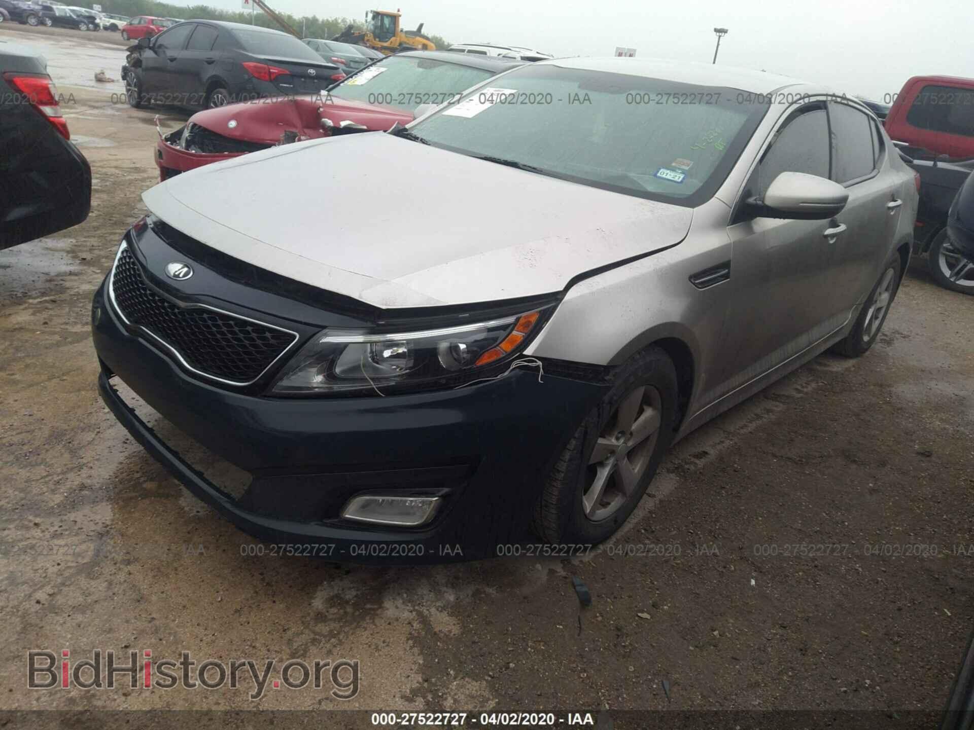 2014 KIA OPTIMA - VIN: KNAGM4A79E5461744 - Фото 2