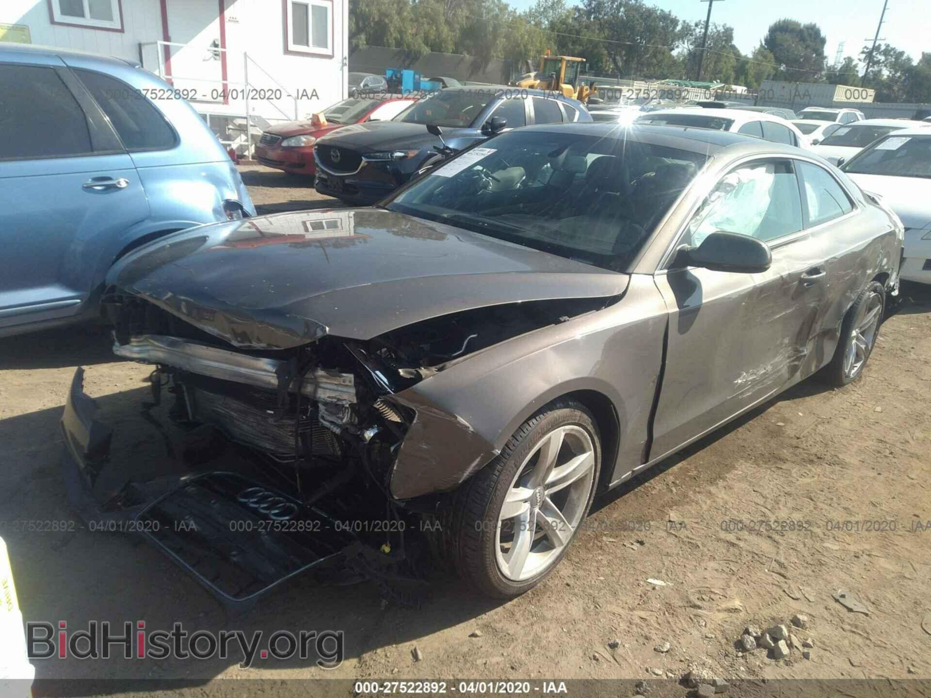 2014 AUDI A5 - VIN: WAUCFAFR5EA018306 - Photo 2