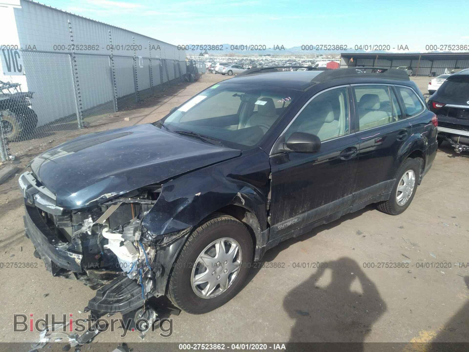 2013 SUBARU OUTBACK - VIN: 4S4BRBAC8D3259807 - Фото 2