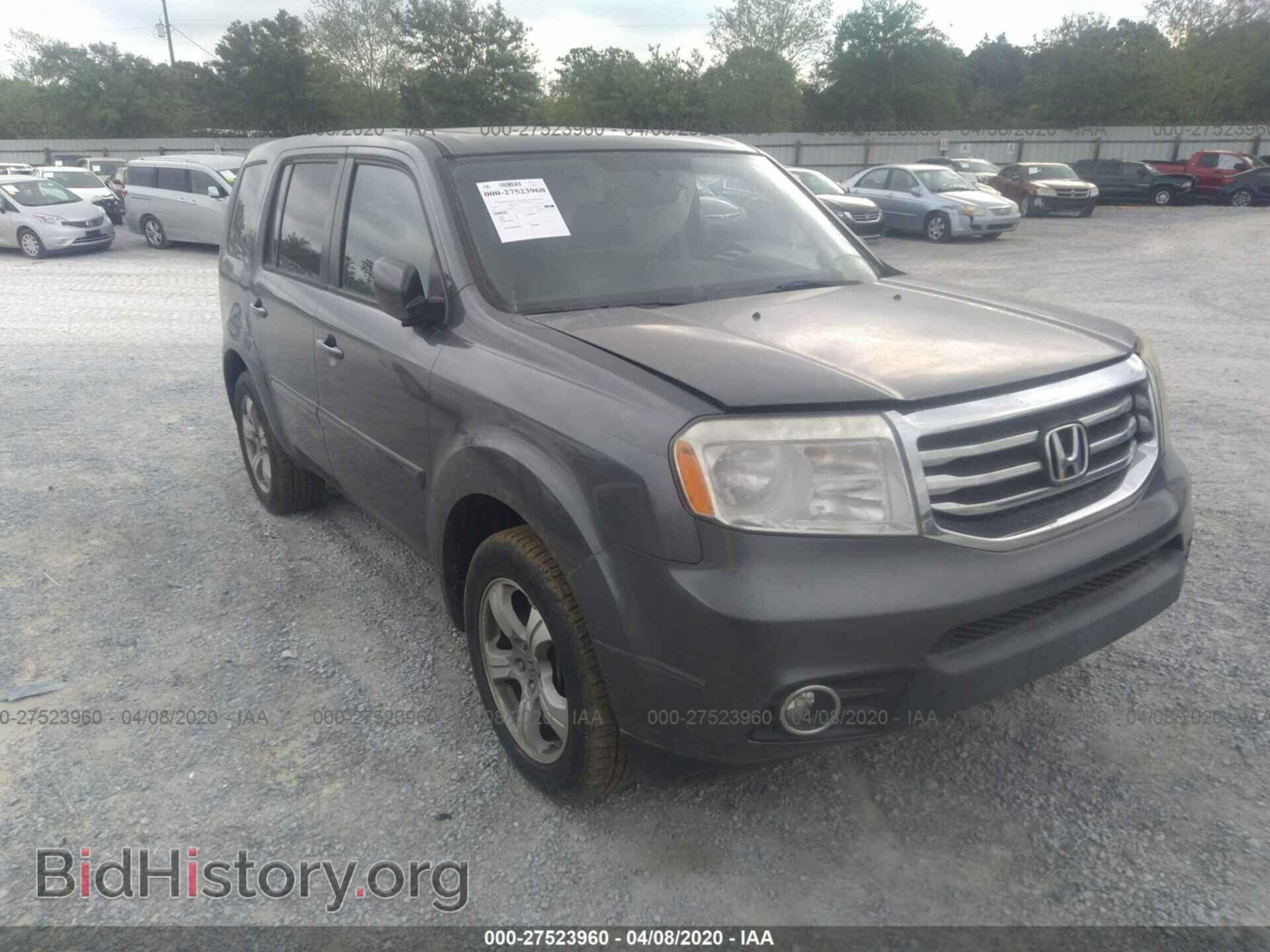 Фотография 5FNYF3H68DB022427 - HONDA PILOT 2013