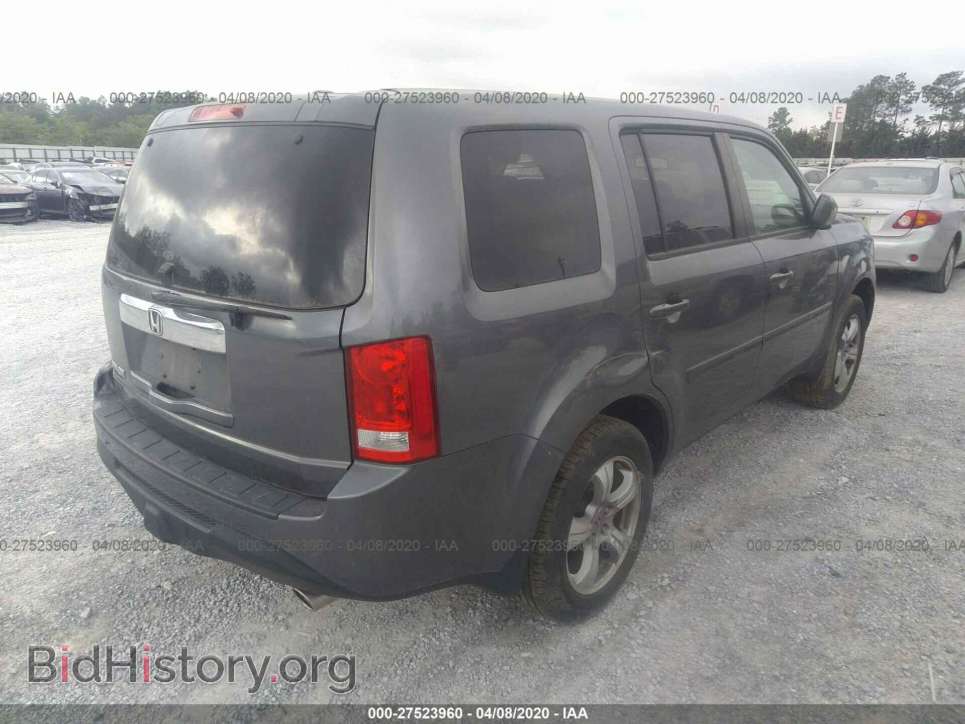 2013 HONDA PILOT - VIN: 5FNYF3H68DB022427 - Фото 4