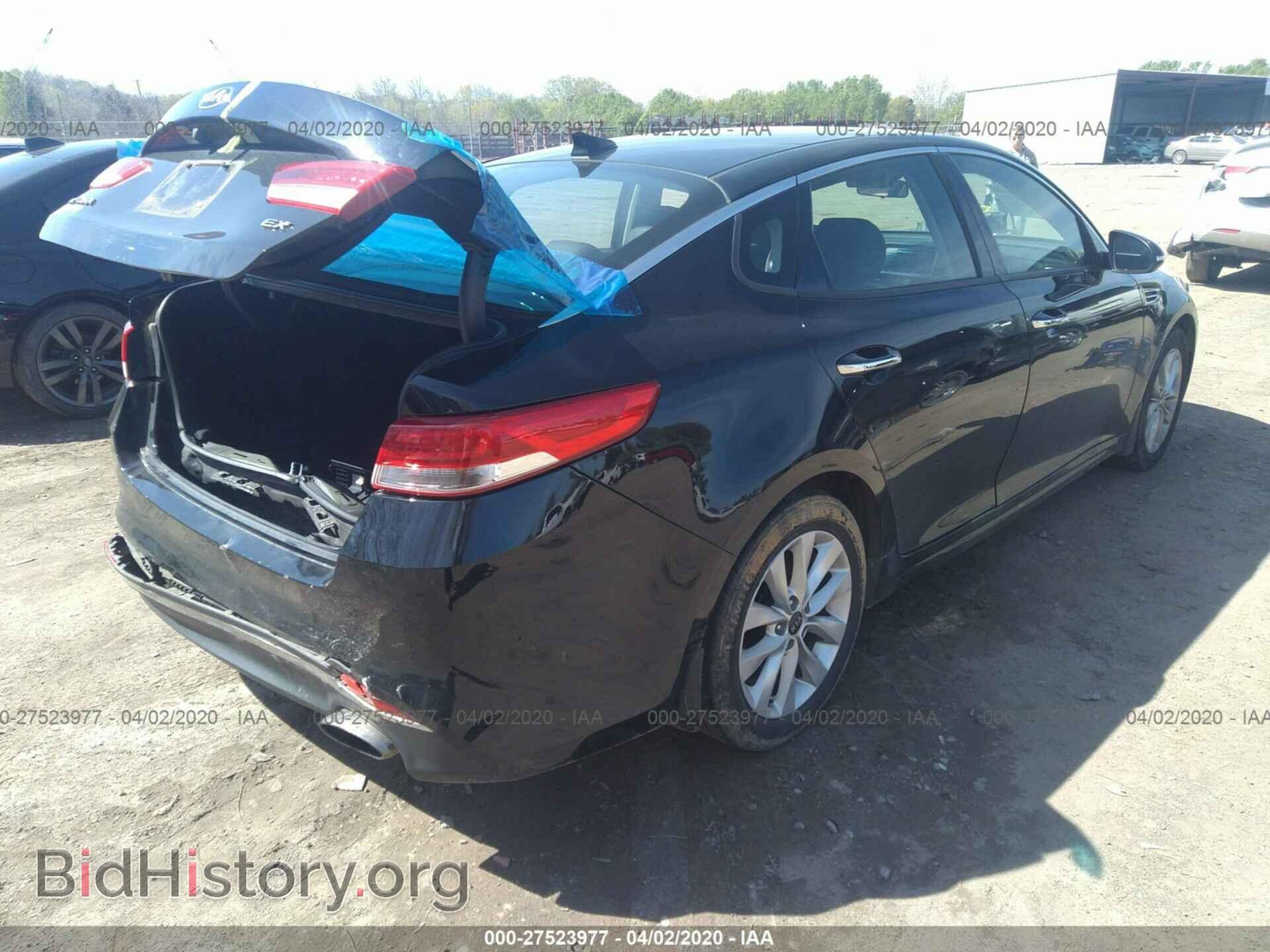 2016 KIA OPTIMA - VIN: 5XXGU4L39GG095585 - Photo 4