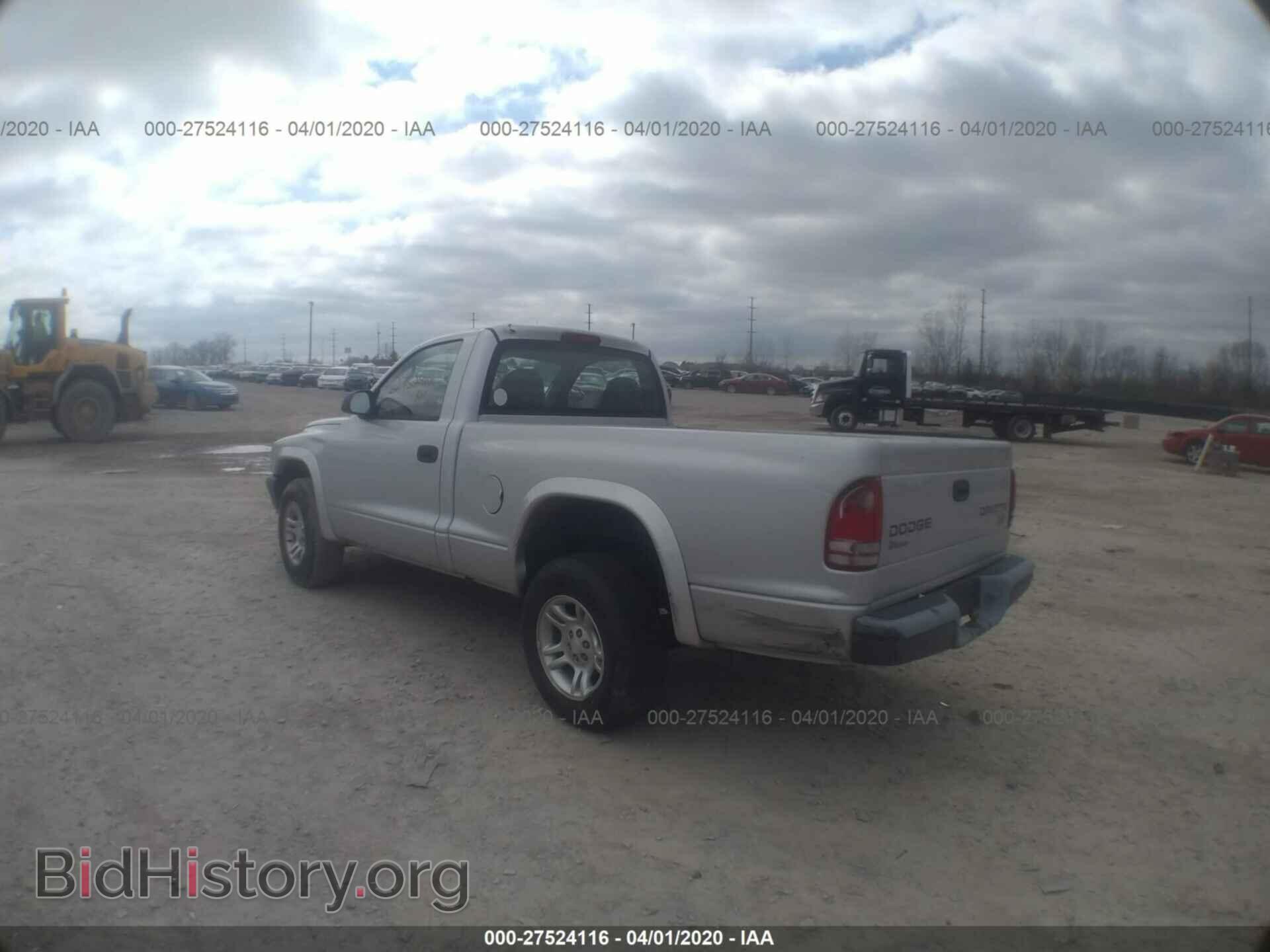 2004 DODGE DAKOTA - VIN: 1D7FL16K54S554666 - Фото 3