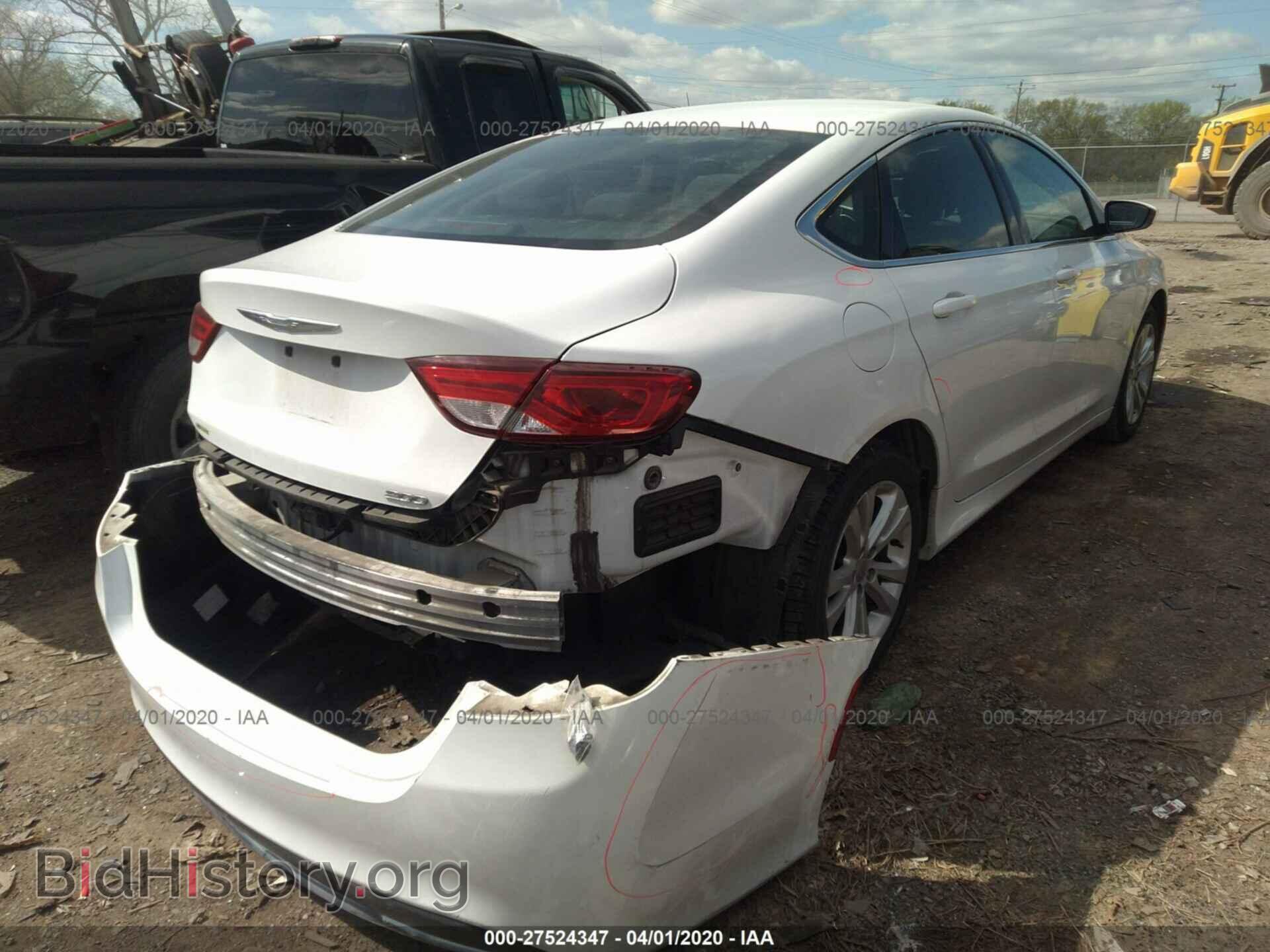 2015 CHRYSLER 200 - VIN: 1C3CCCABXFN576507 - Фото 4