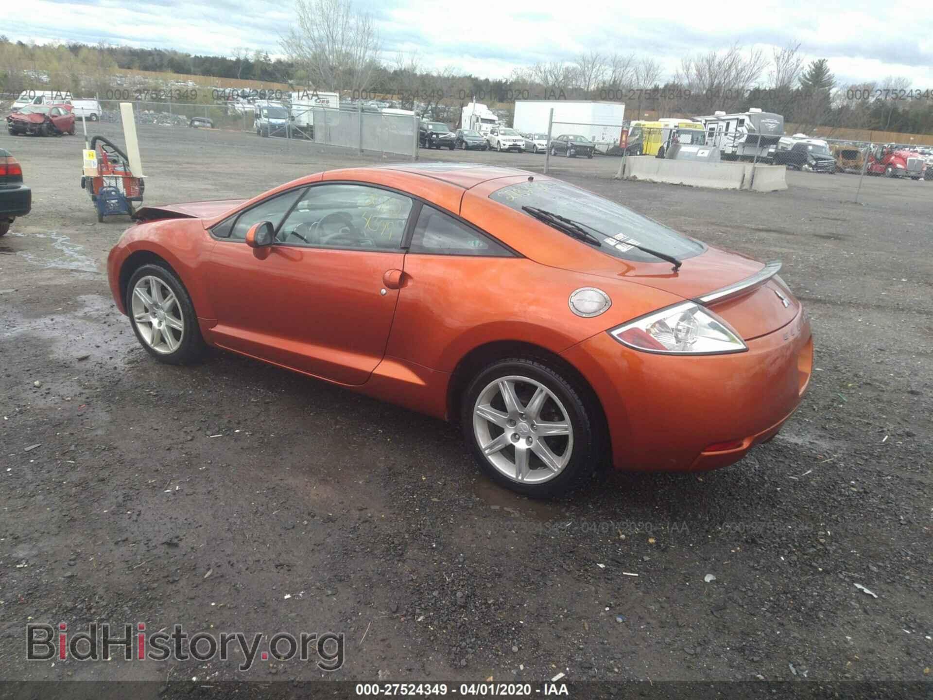 2007 MITSUBISHI ECLIPSE - VIN: 4A3AK64F87E072624 - Фото 3