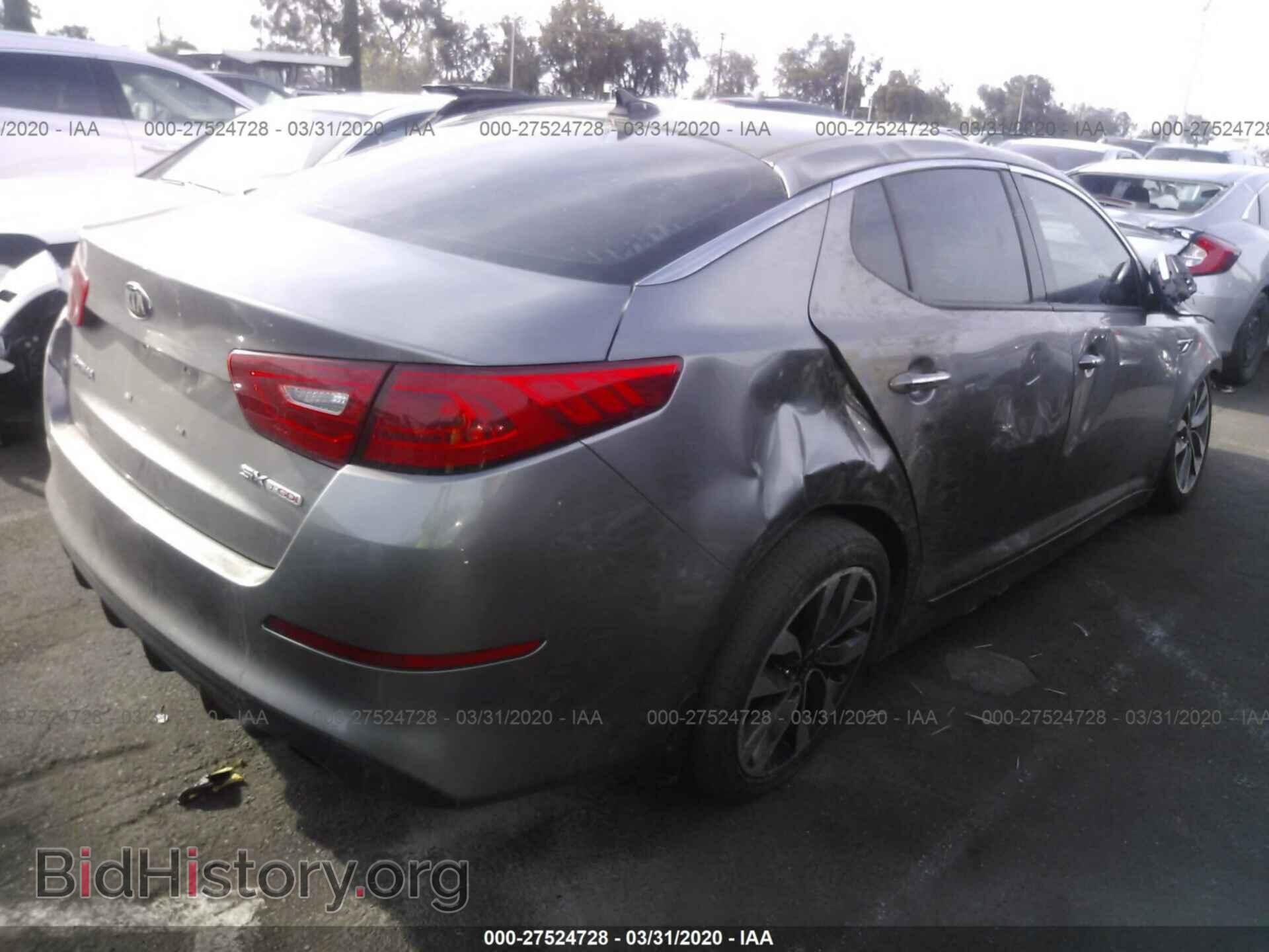 2015 KIA OPTIMA - VIN: 5XXGR4A62FG470357 - Photo 4