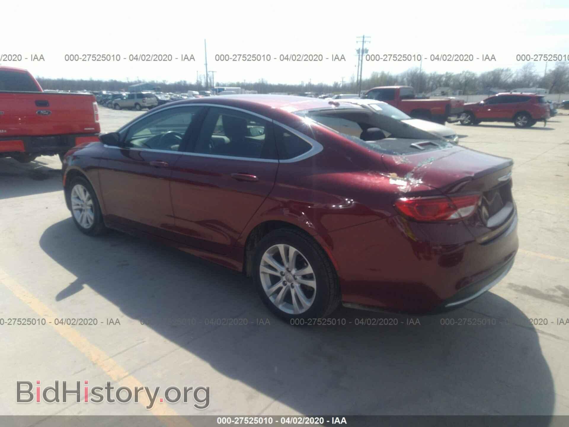 2016 CHRYSLER 200 - VIN: 1C3CCCABXGN105894 - Фото 3