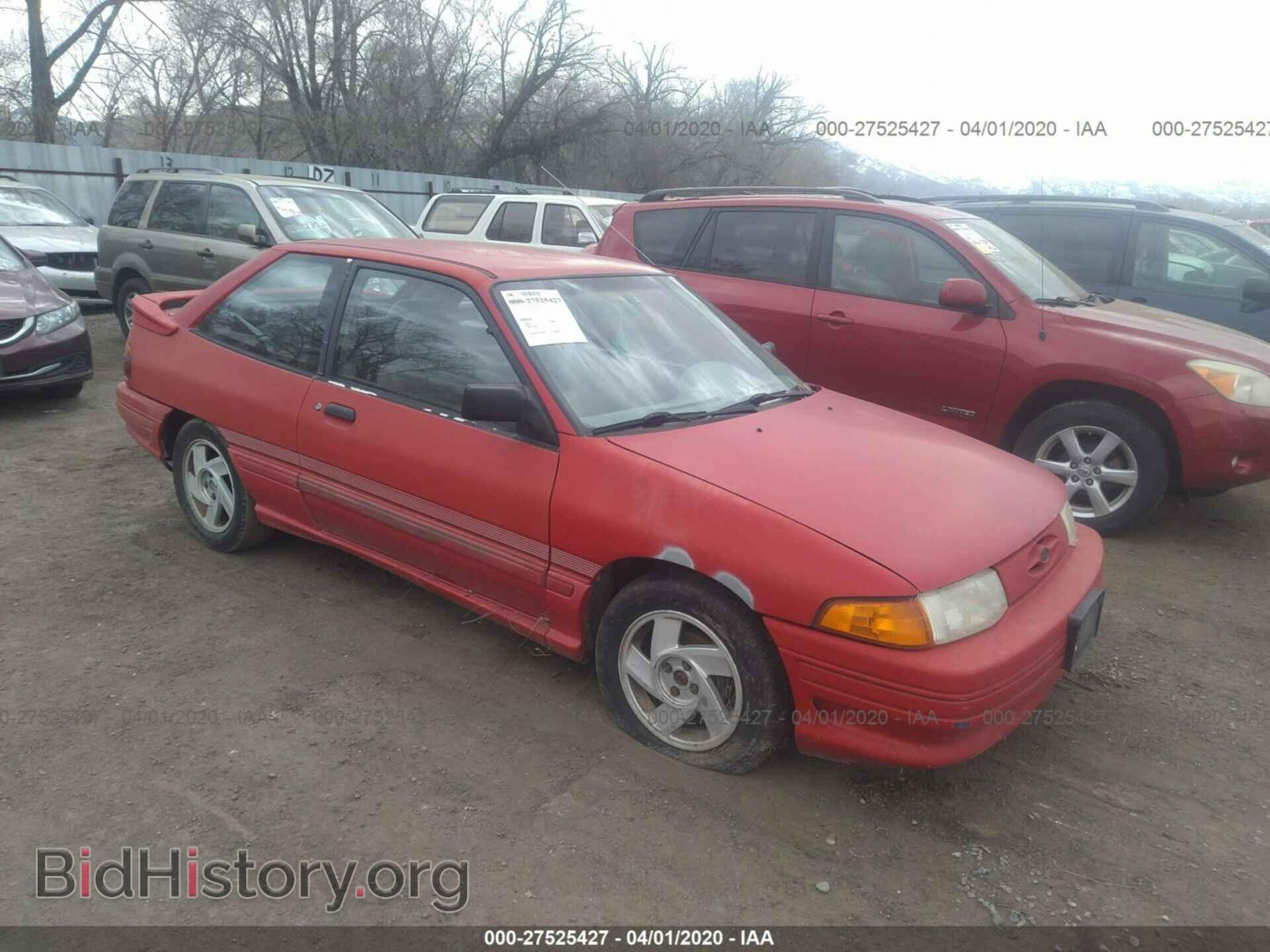 Photo 3FAPP1286MR118231 - FORD ESCORT 1991